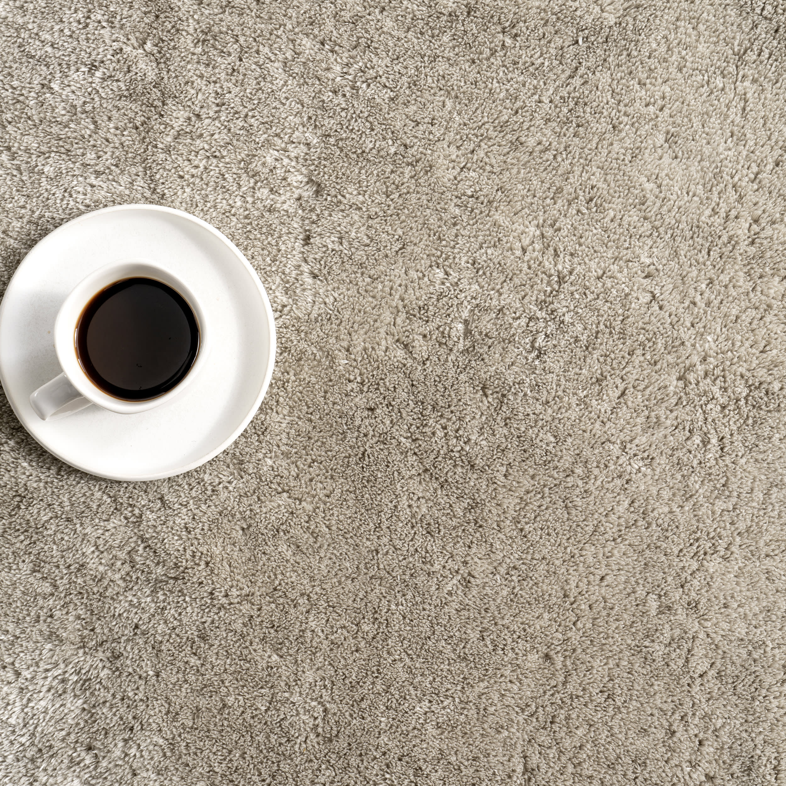 Washable Solid Shag Rug | Beige - Image 8