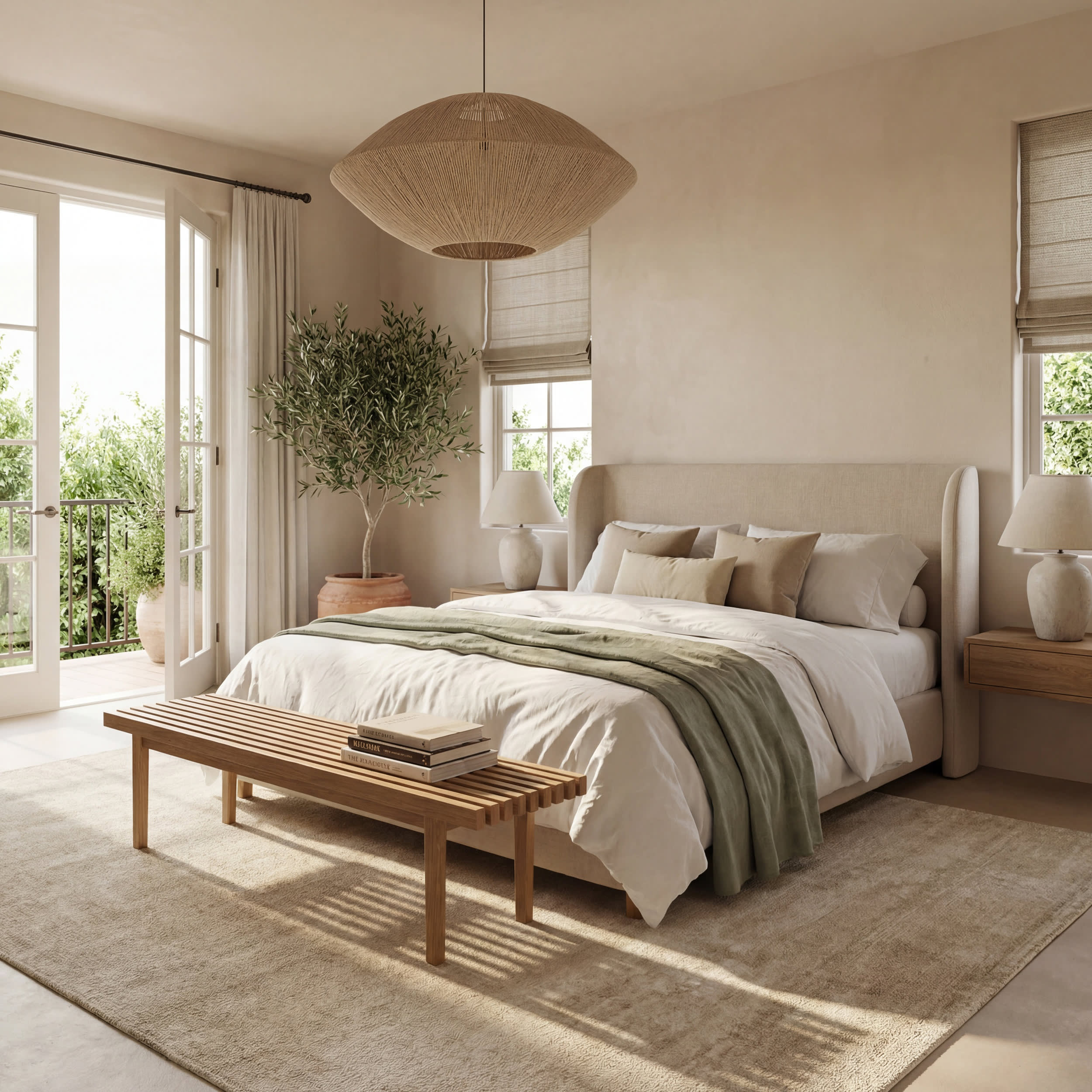 Washable Solid Shag Rug | Cream - Image 8