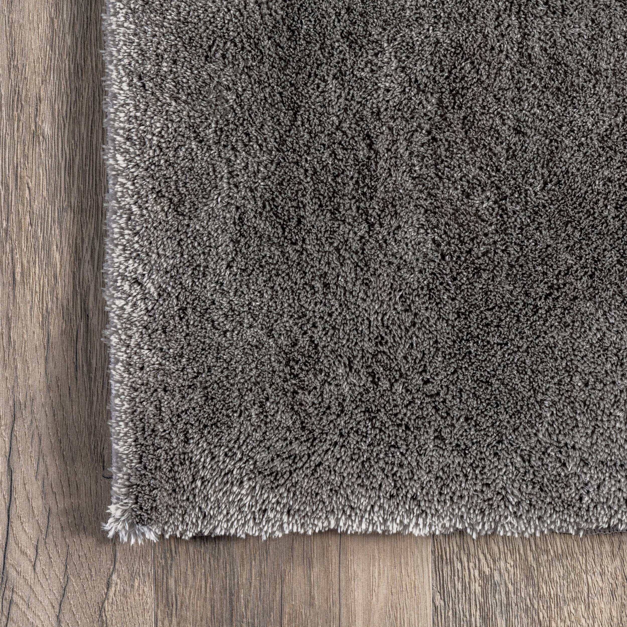Washable Solid Shag Rug | Dark Grey - Image 3