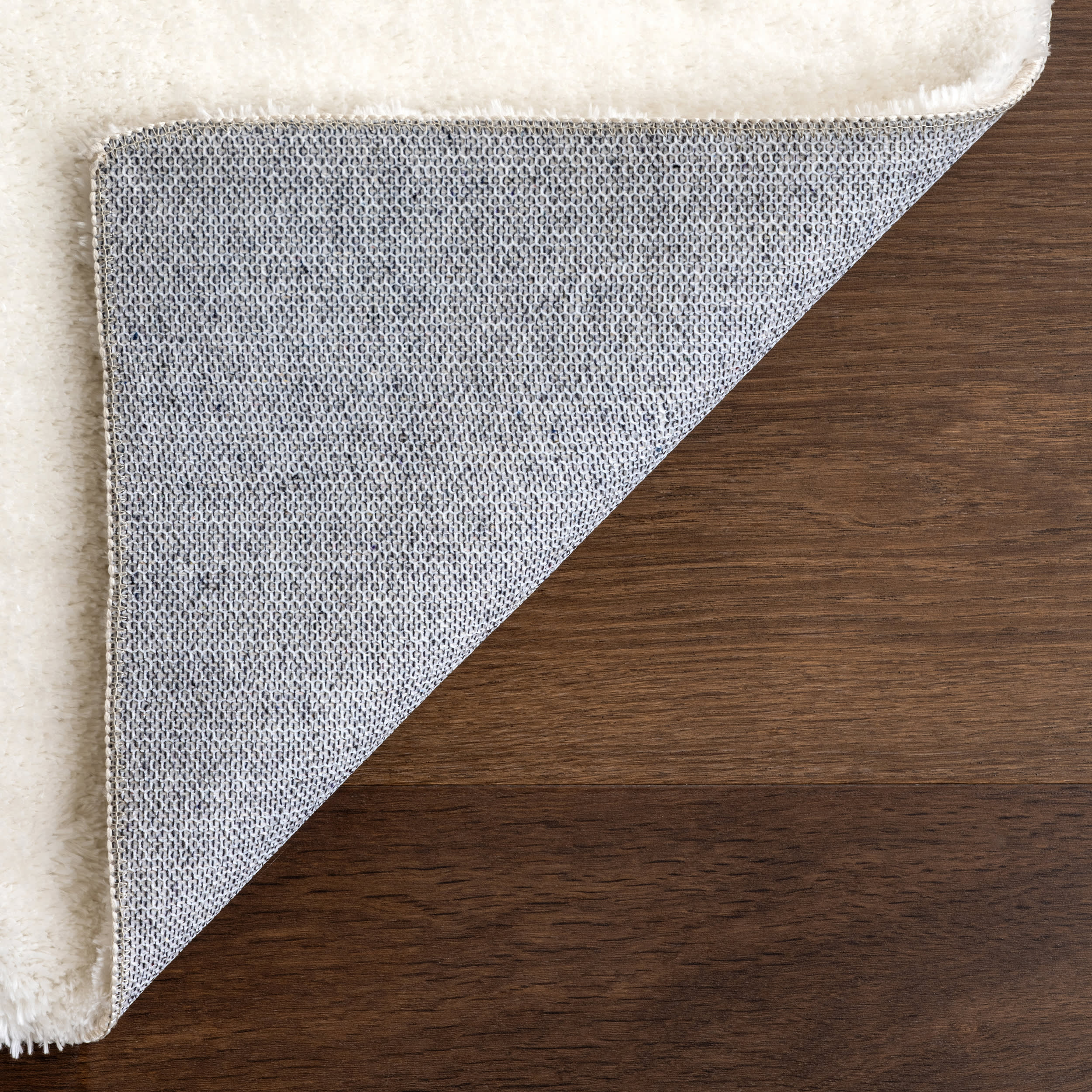 Washable Solid Shag Rug | Off White - Image 8