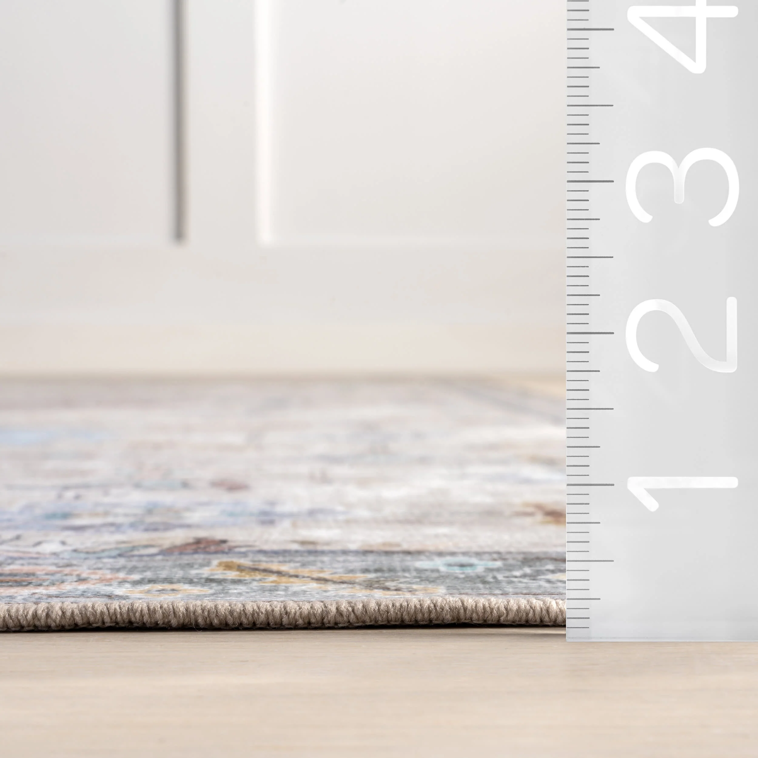 Washington Medallion Washable Rug | Ivory - Image 6