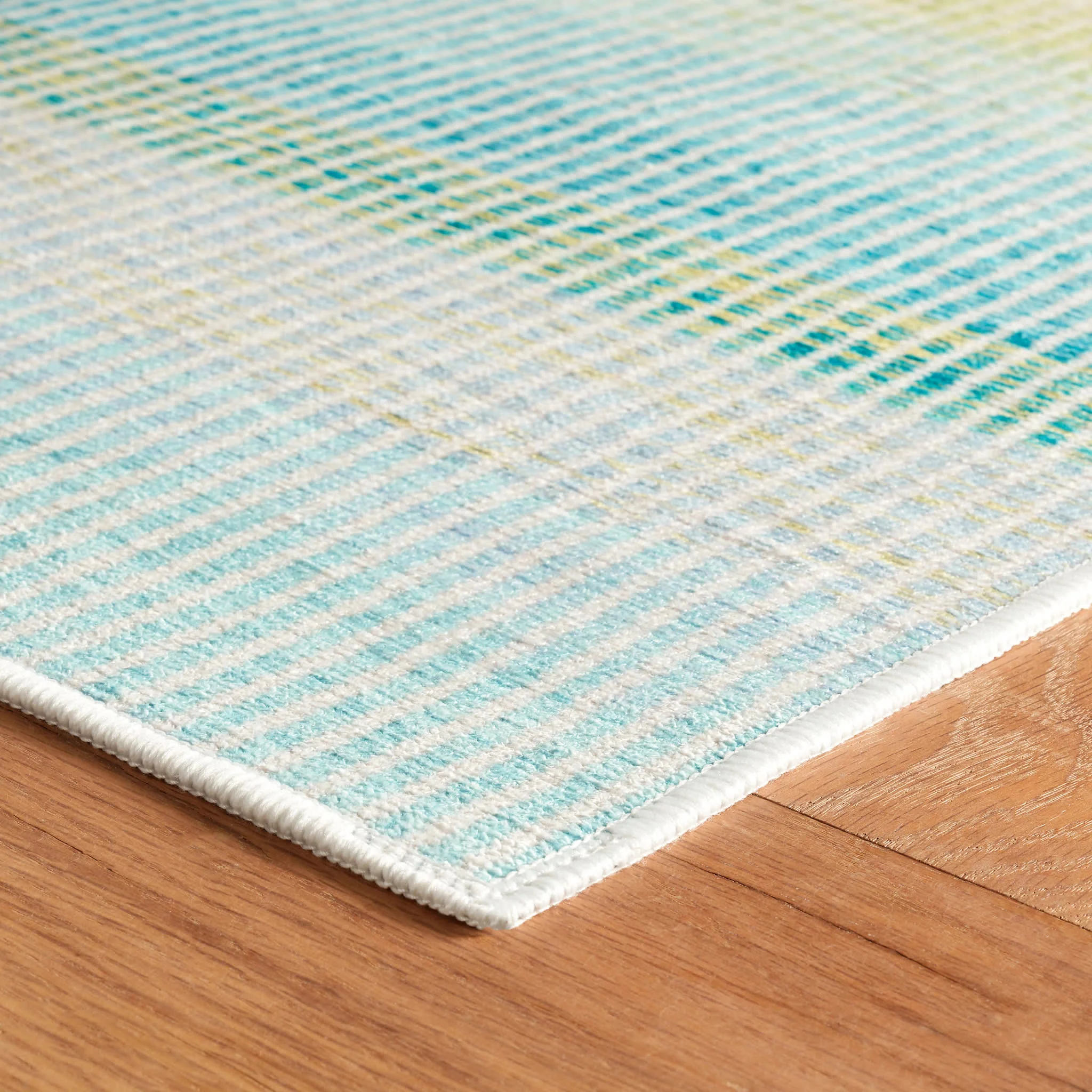 Watercolor Horizon Machine Washable Rug | Multi - Image 5