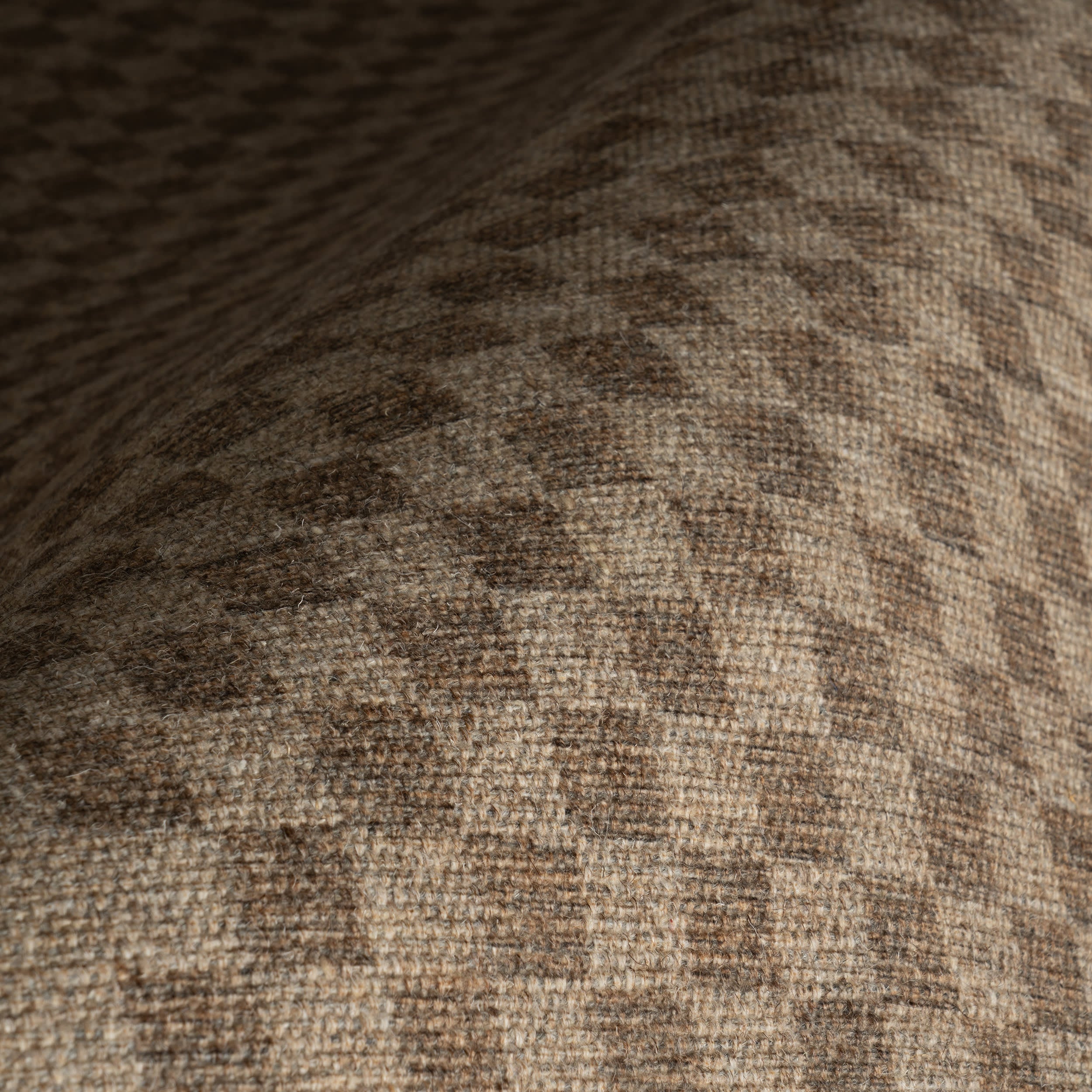 Watts Checkered Washable Rug by Nate Berkus | Brown - Image 3