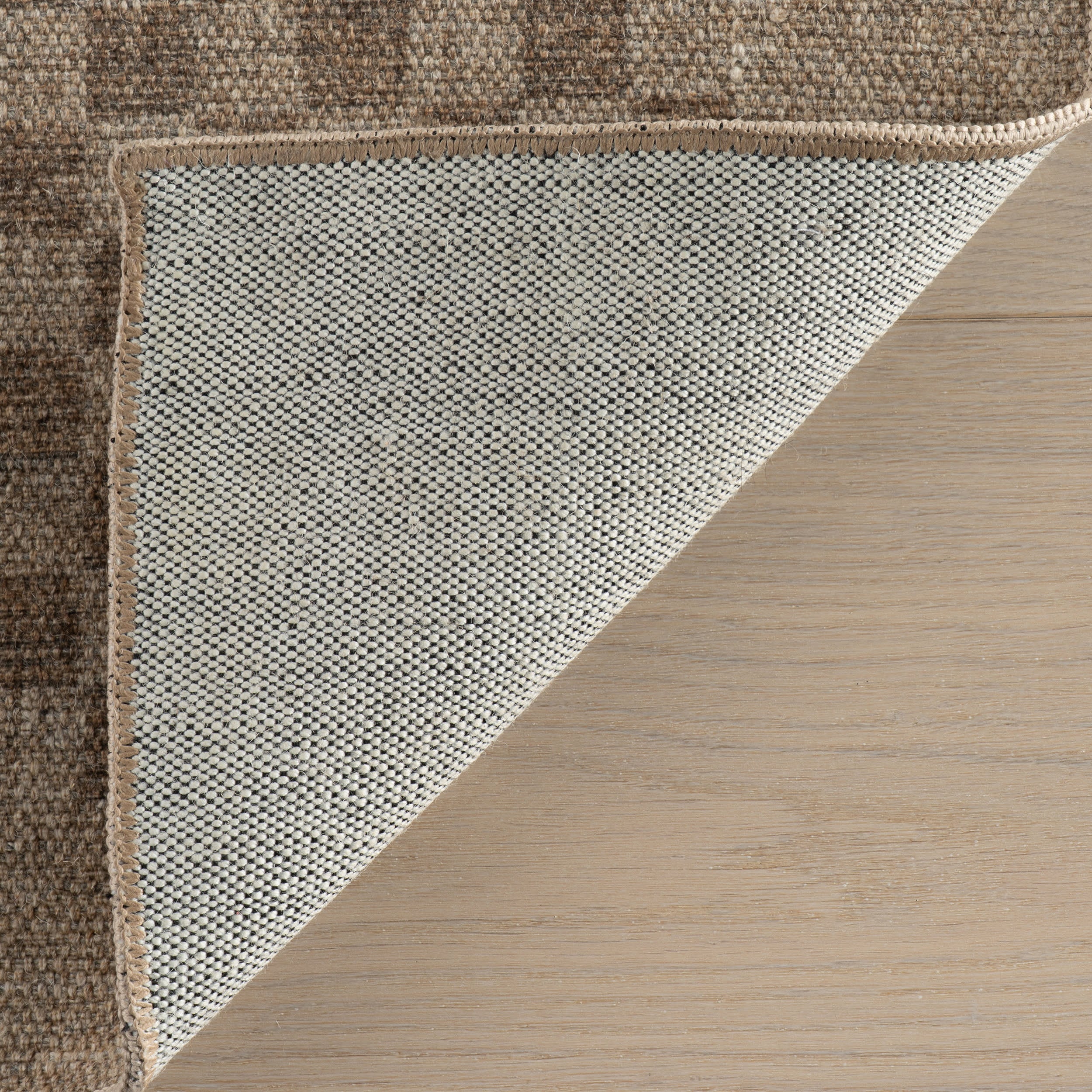 Watts Checkered Washable Rug by Nate Berkus | Brown - Image 6