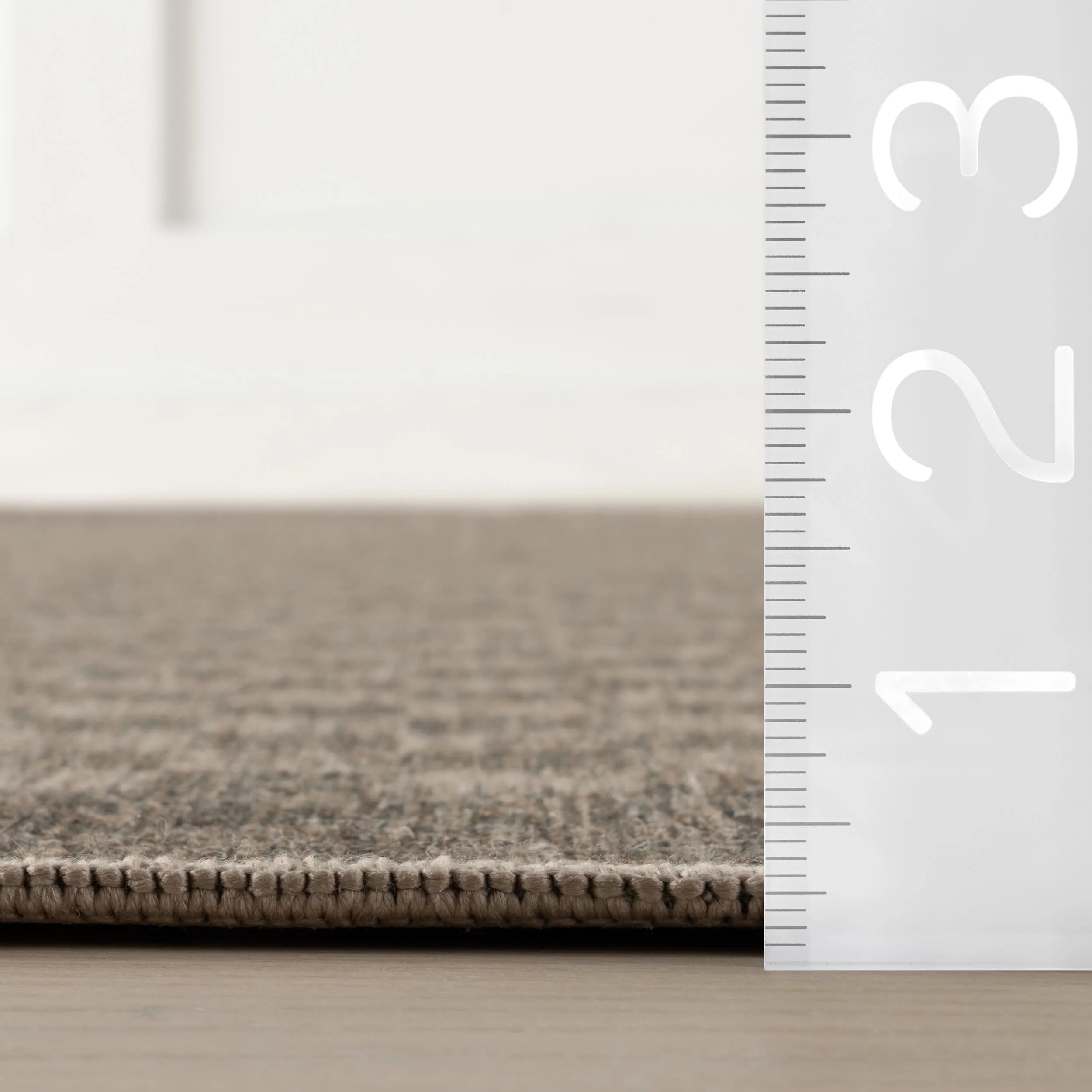 Watts Checkered Washable Rug by Nate Berkus | Charcoal - Image 5