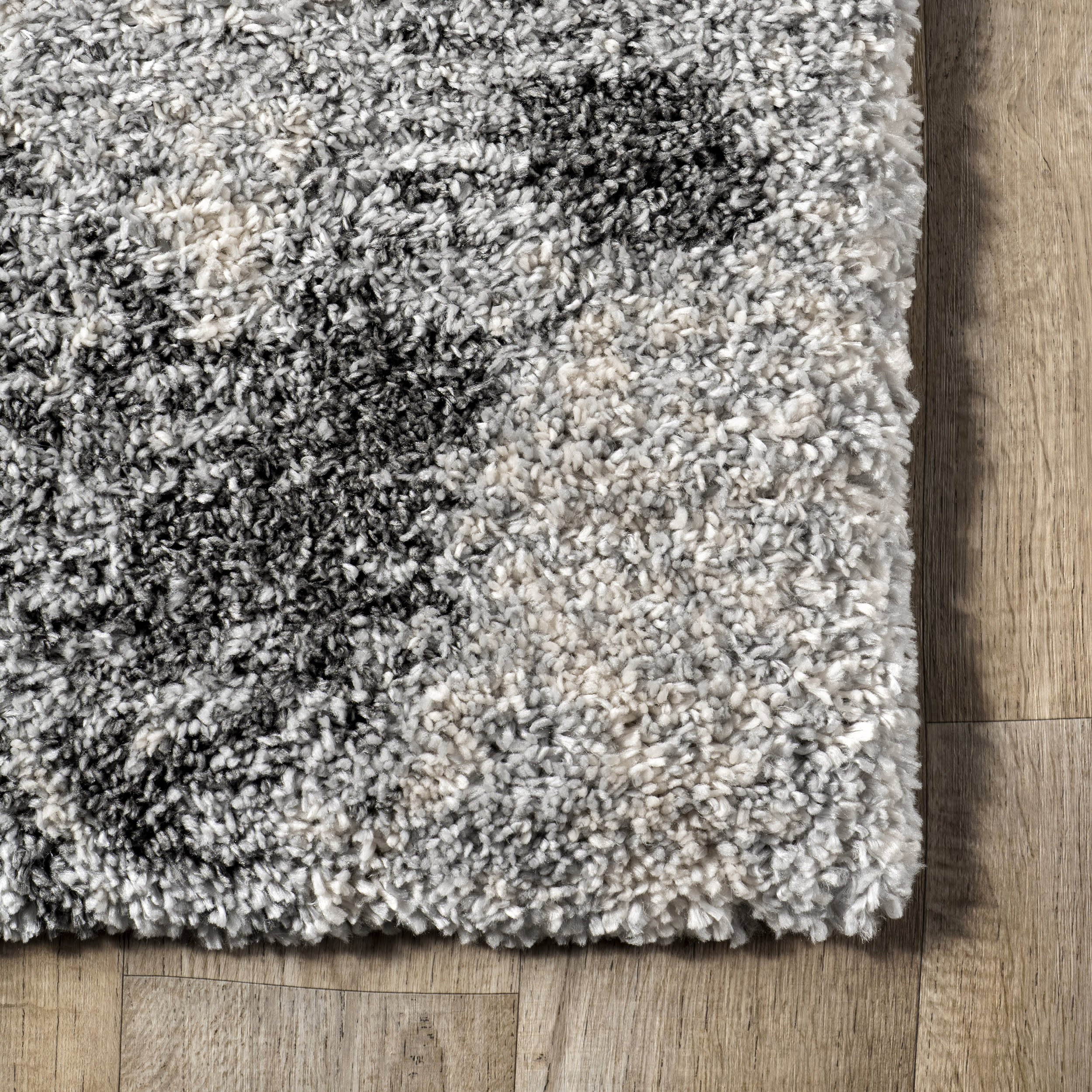 Waverly Abstract Ombre Rug | Light Grey - Image 3