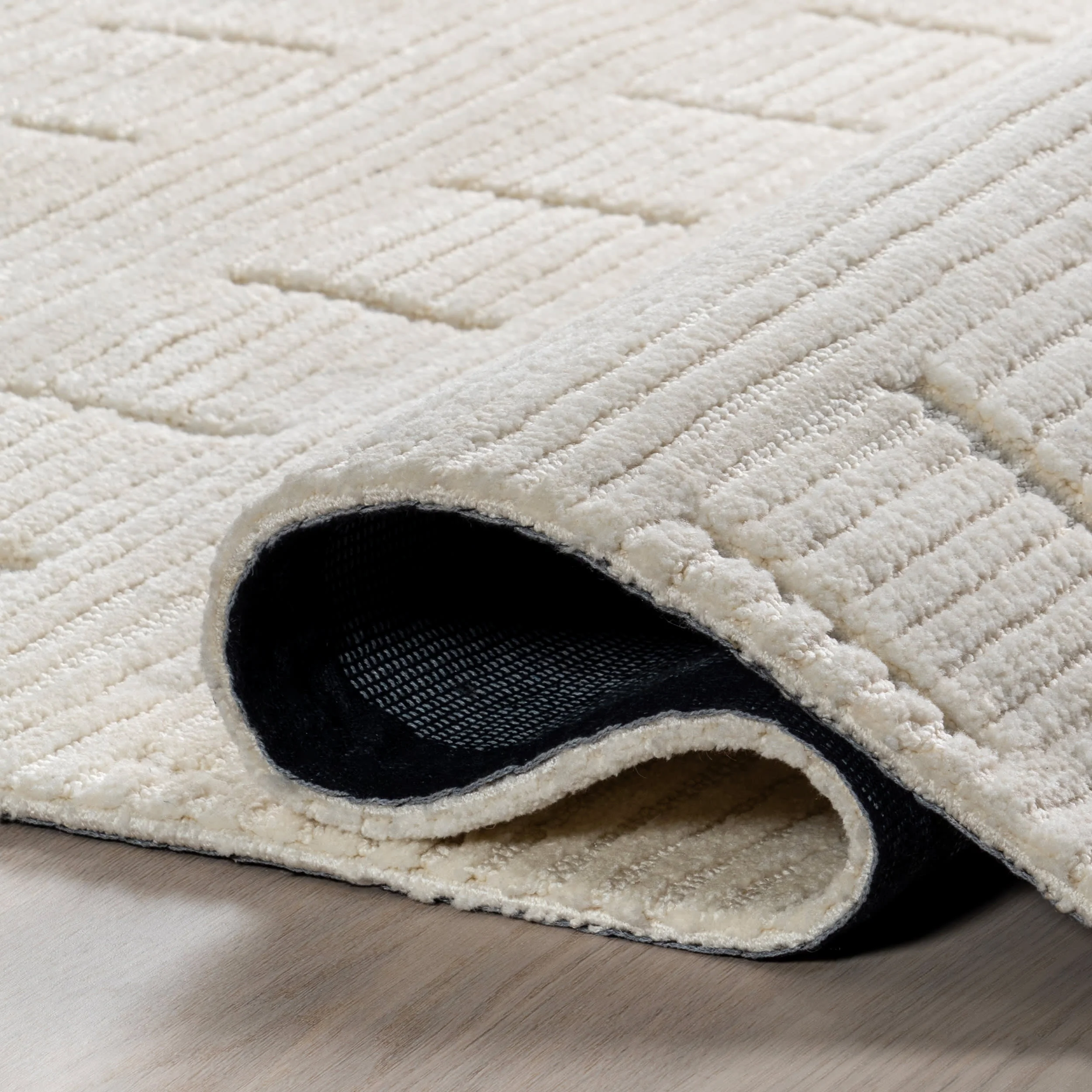 Waverly Broken Stripe Rug | Ivory - Image 6