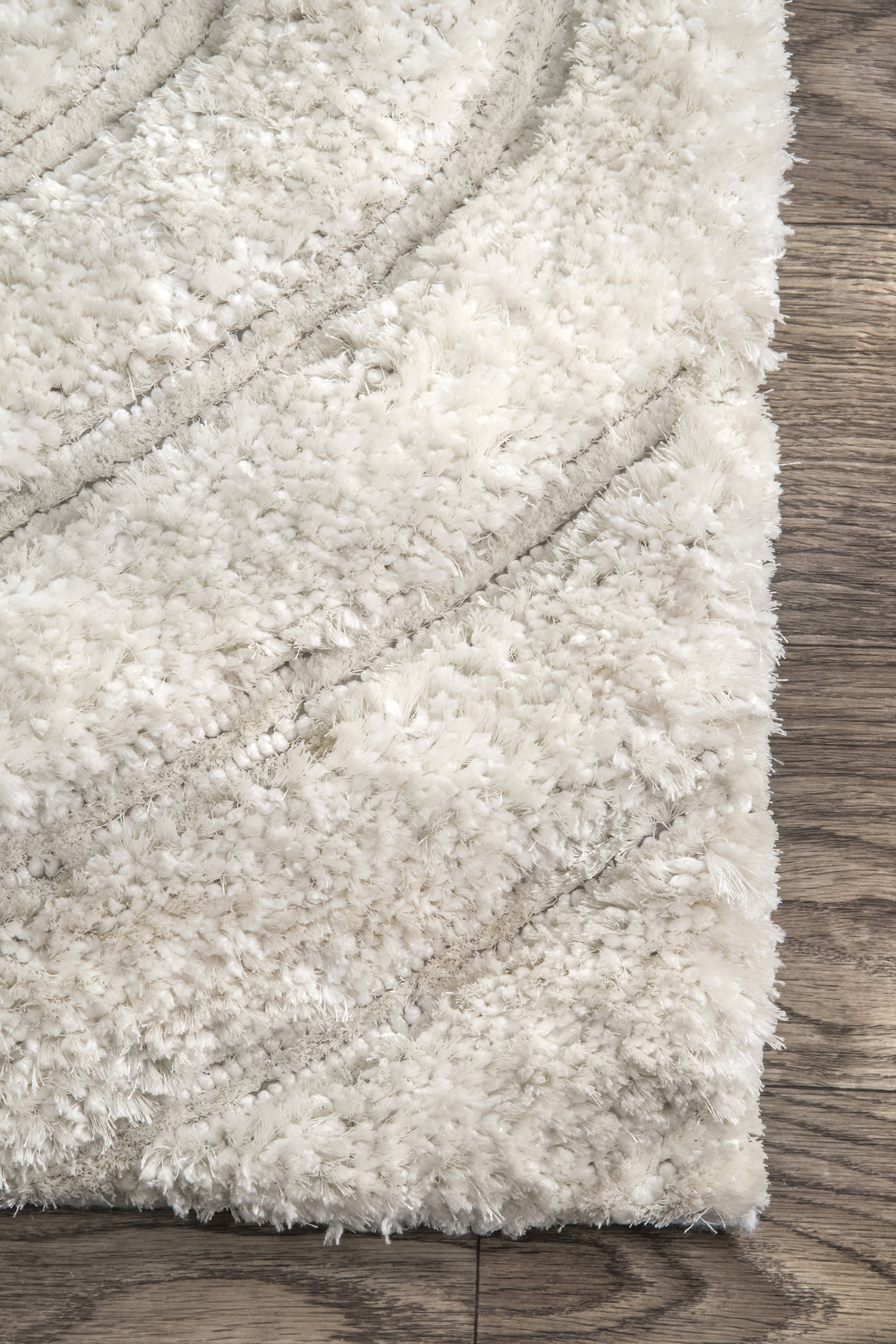 Waves Shag Rug | Off White - Image 3