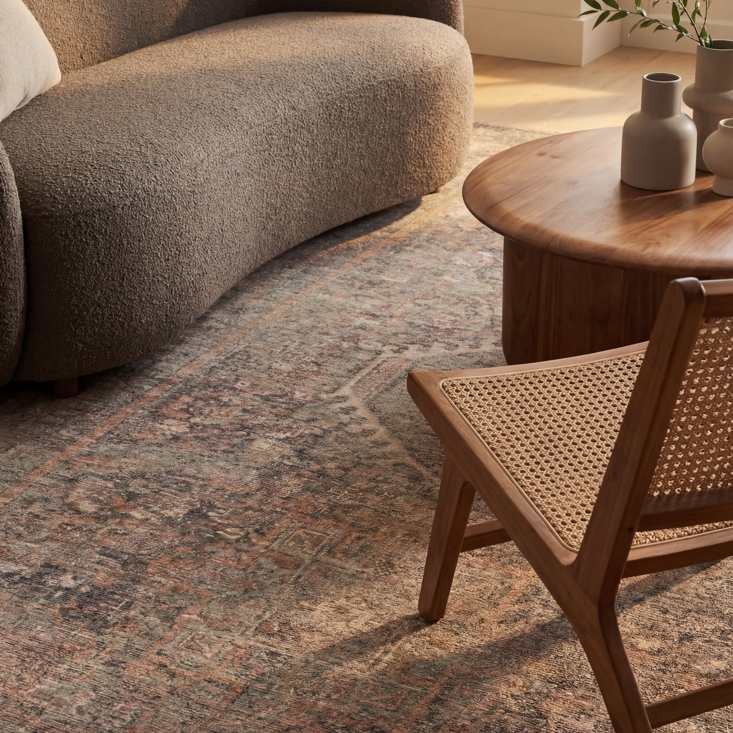 Wavi Medallion Rug | Multicolor - Image 5
