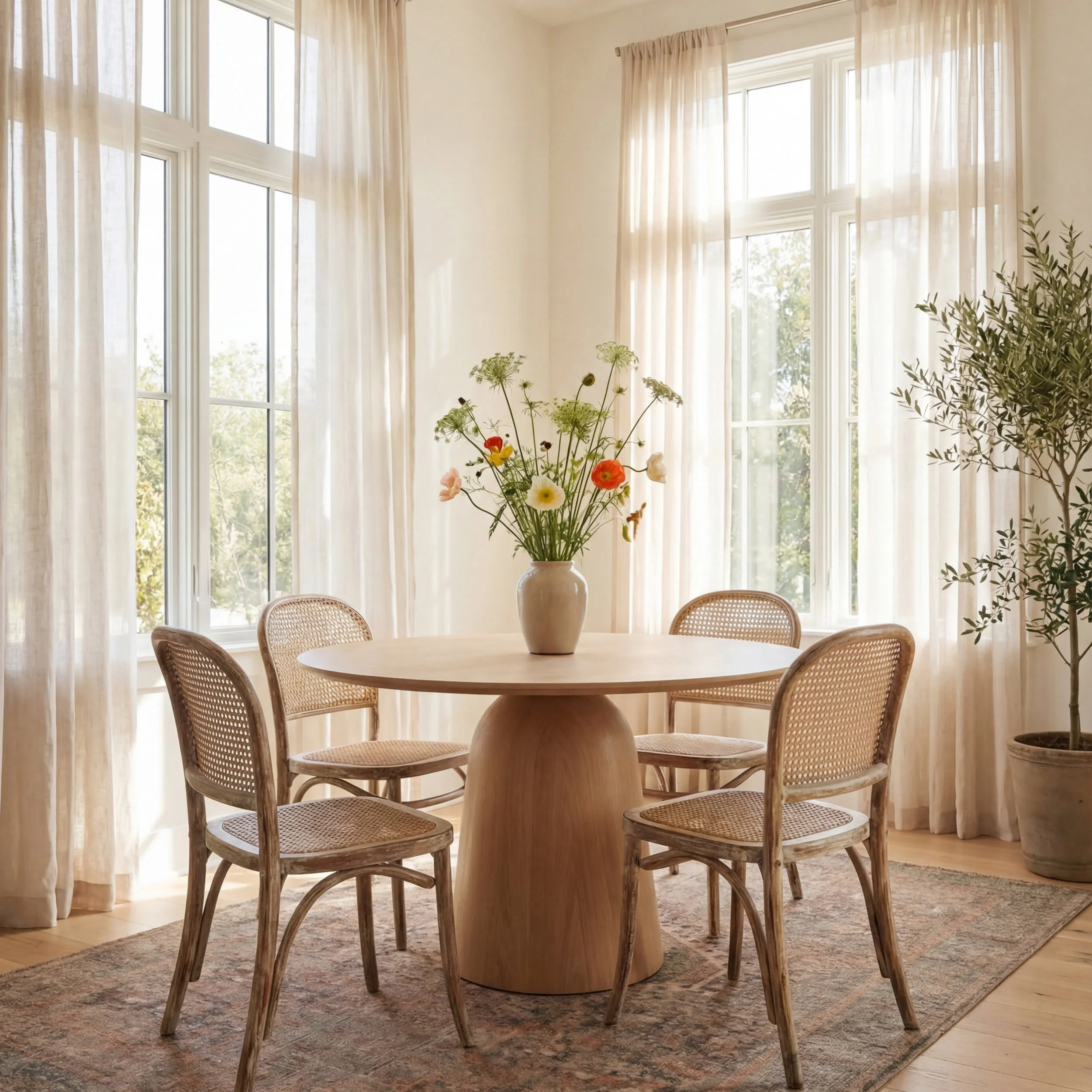Wavi Medallion Rug | Multicolor - Image 7