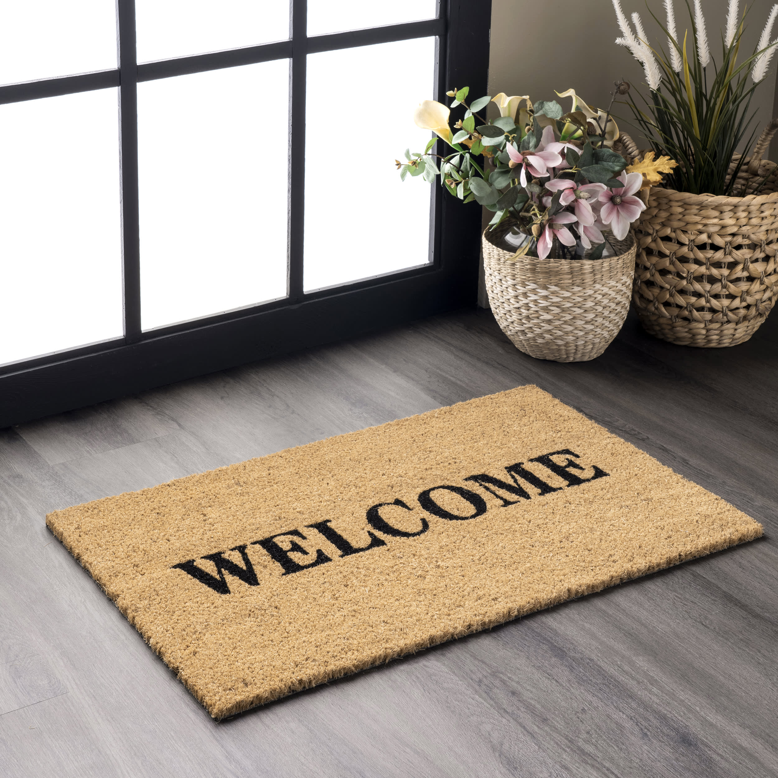 Welcome Coir Doormat | Natural - Image 2