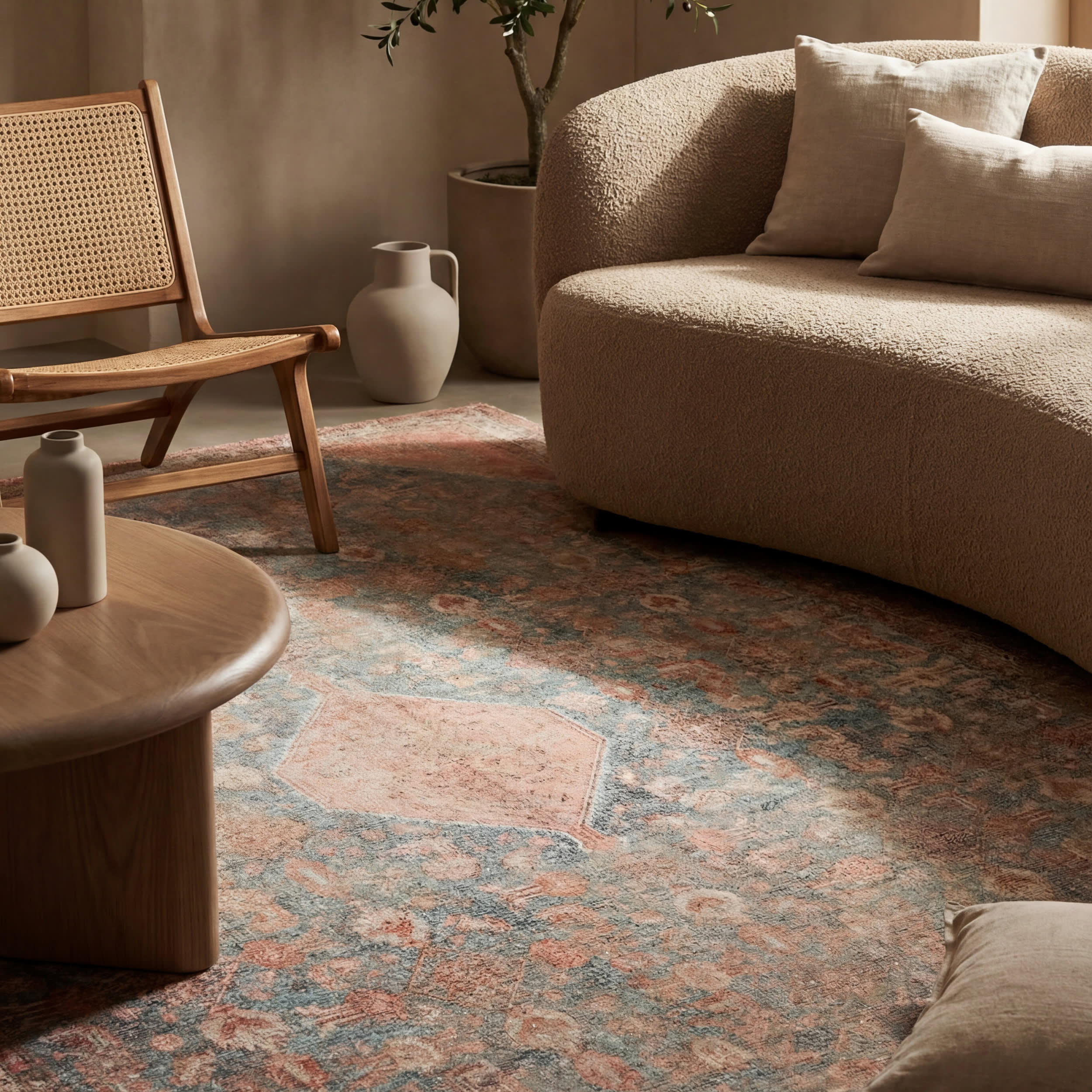 Wesa Medallion Rug | Multicolor - Image 5