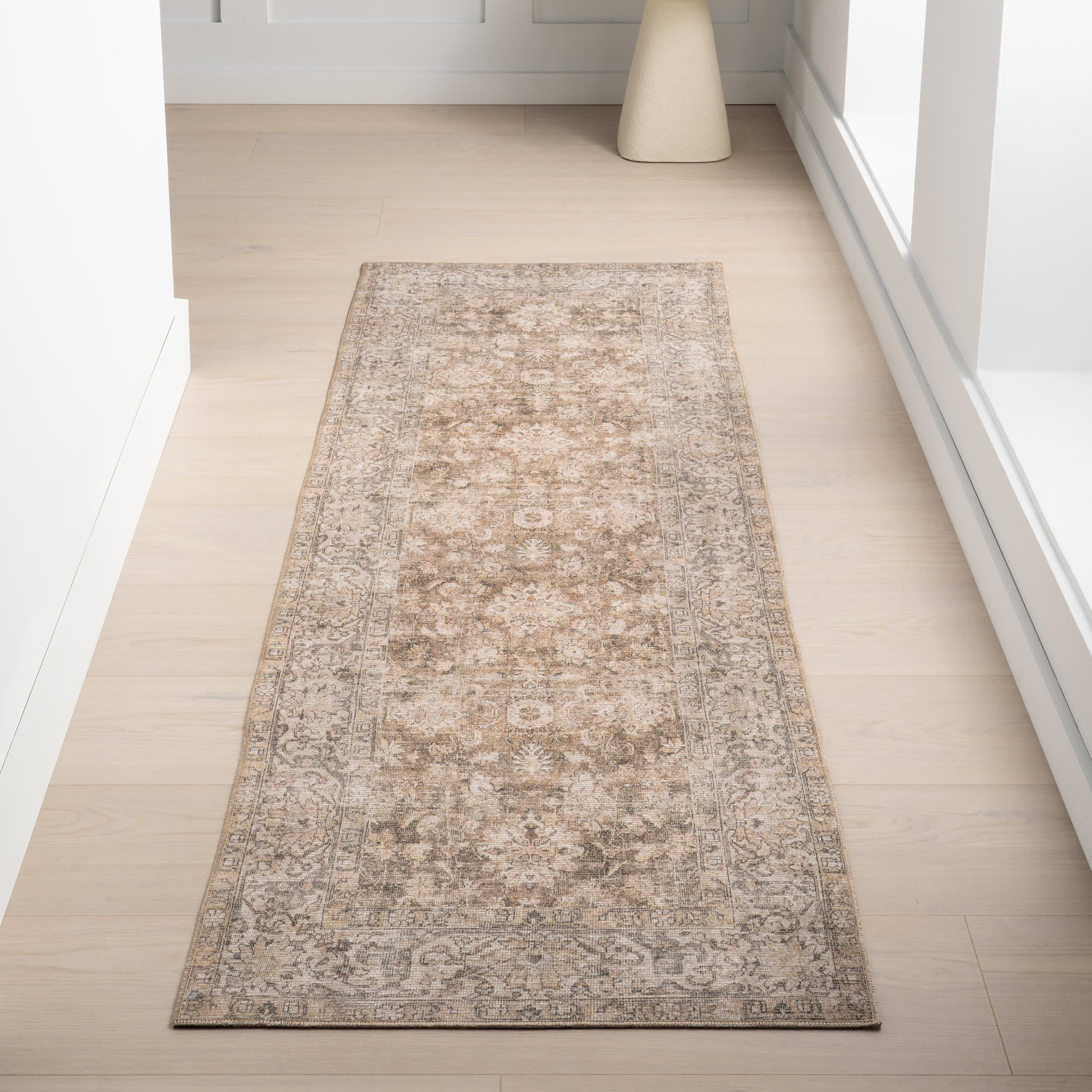 Westfield Antiqued Jute-Blend Rug | Brown - Image 2