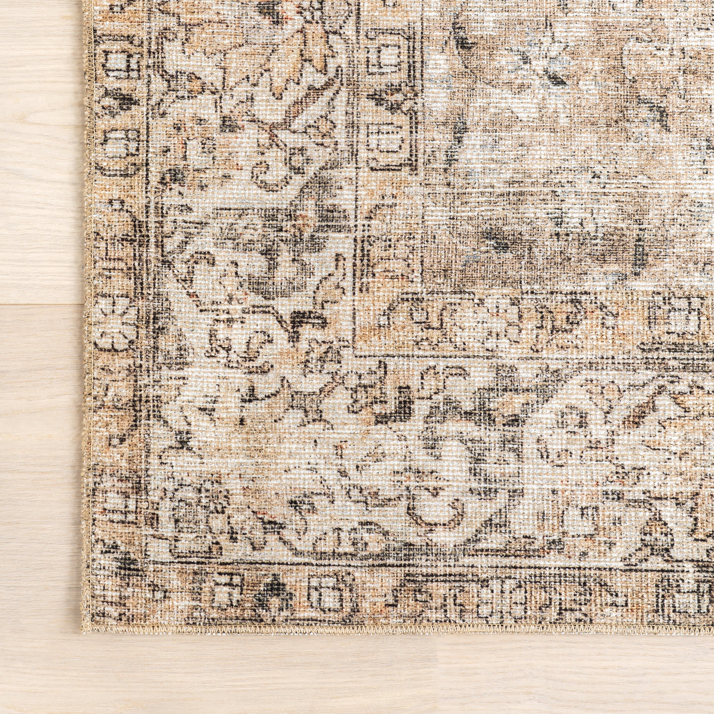 Westfield Antiqued Jute-Blend Rug | Dark Beige - Image 4