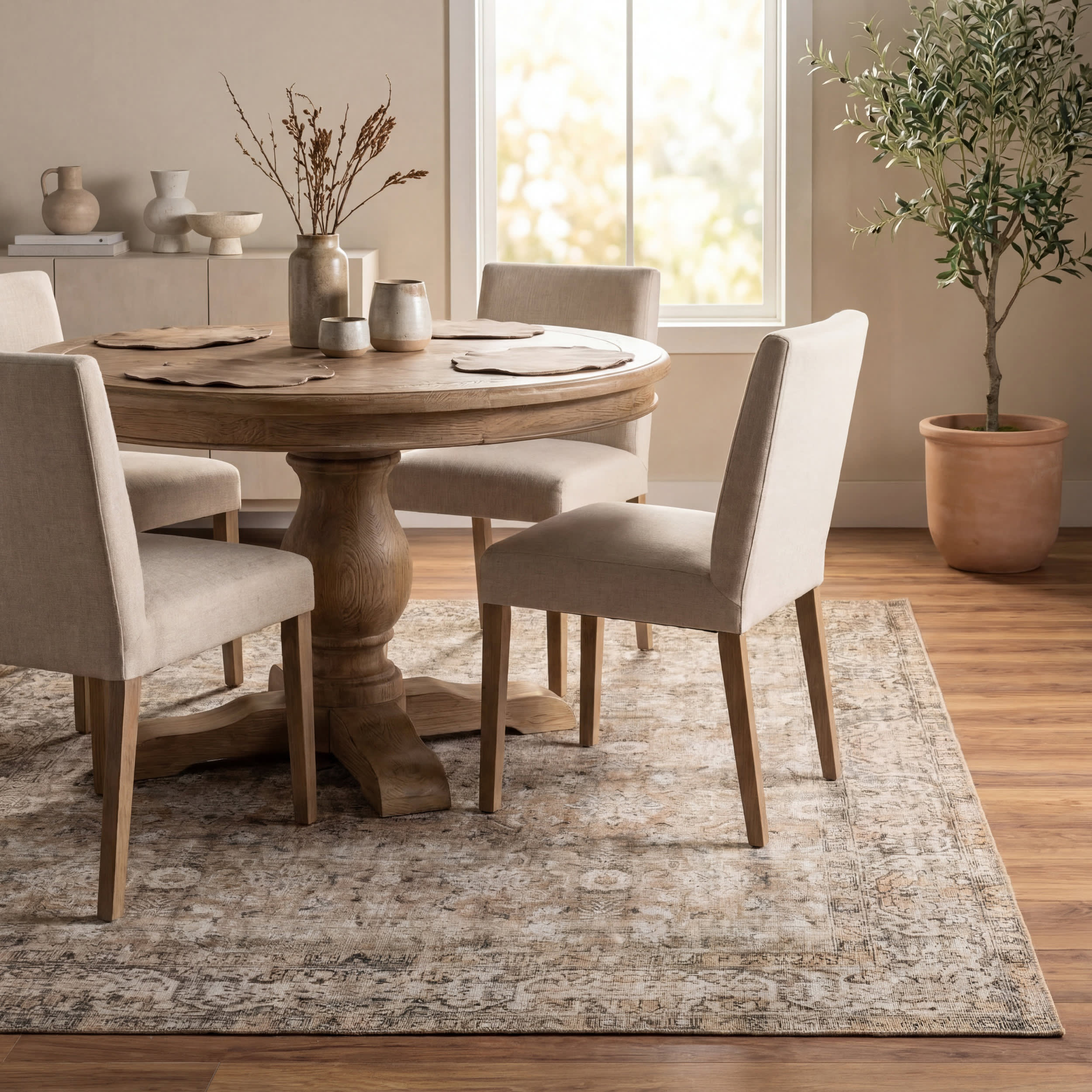 Westfield Antiqued Jute-Blend Rug | Dark Beige - Image 7