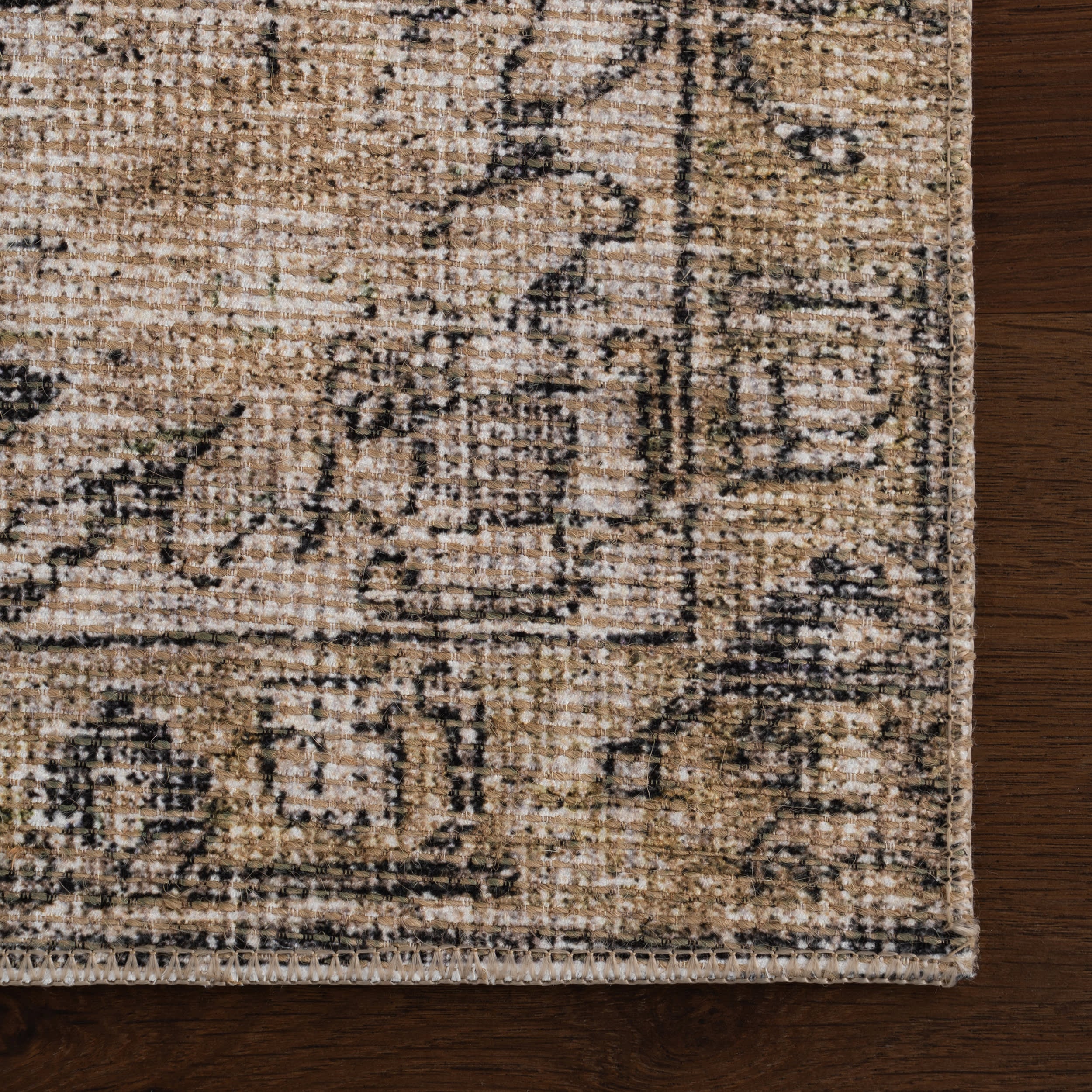 Westfield Antiqued Jute-Blend Rug | Green - Image 4