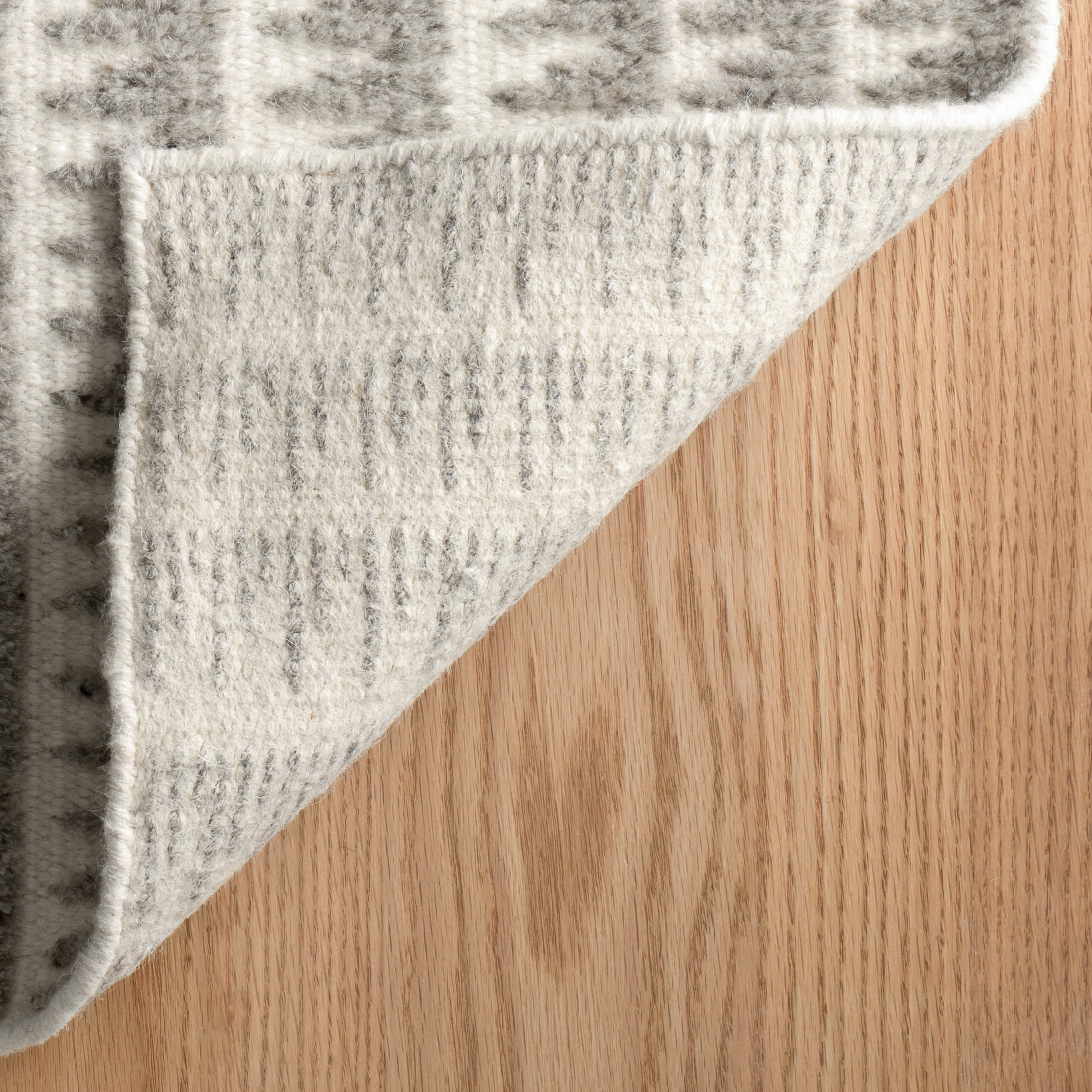 Whitby Hand Knotted Wool Rug | Grey - Image 8
