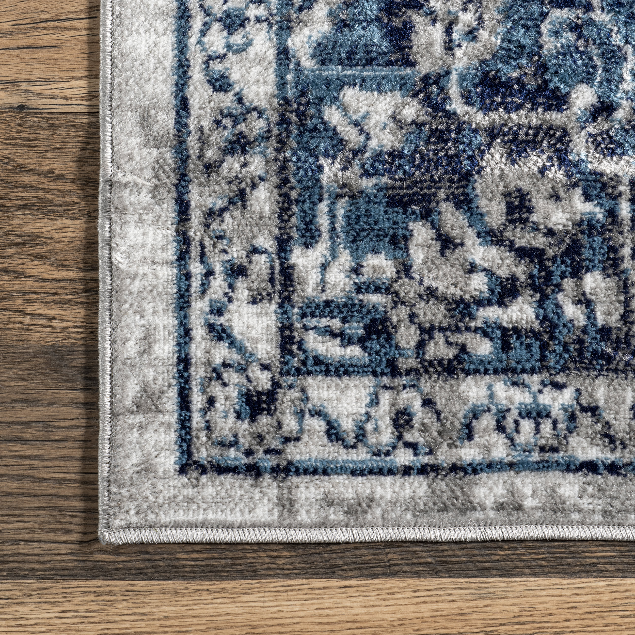 Whitny Shaded Medallion Rug | Blue - Image 3