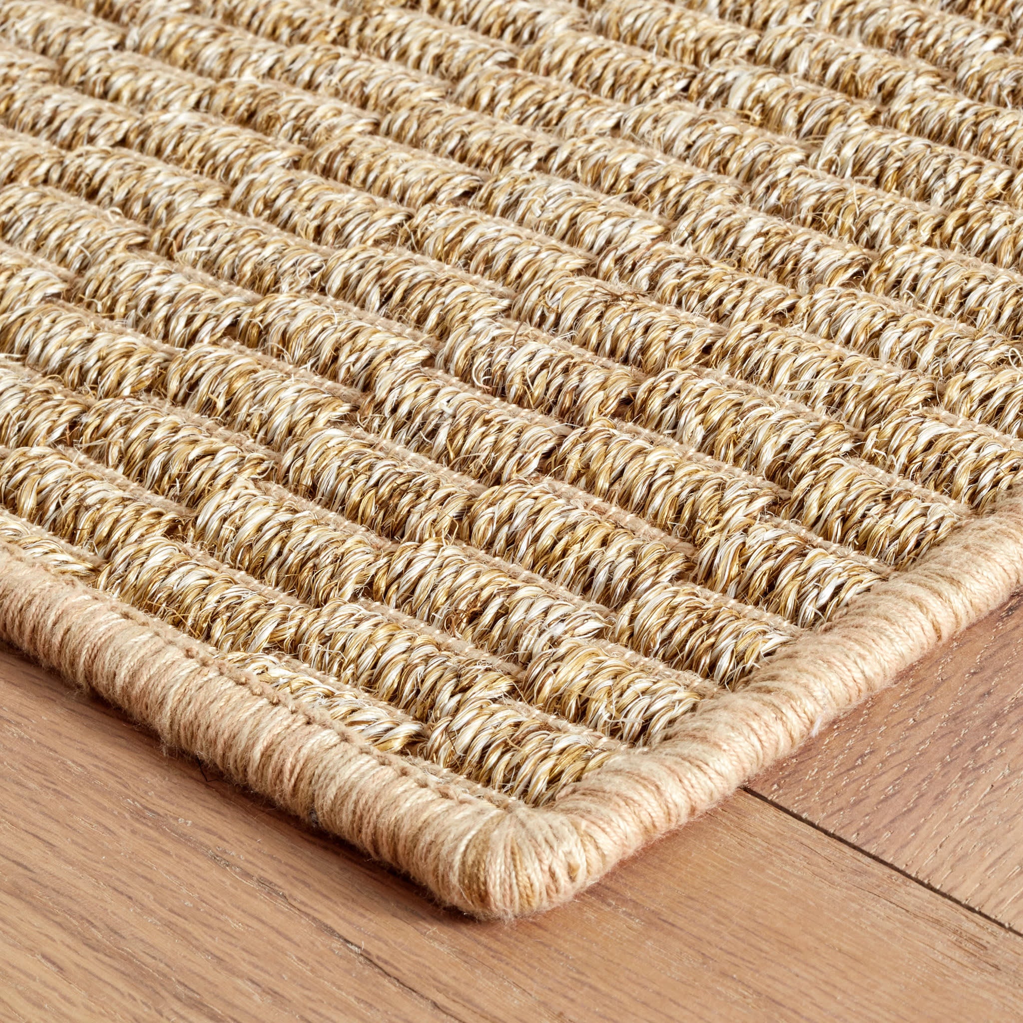 Wicker Woven Sisal Custom Rug | Natural - Image 8