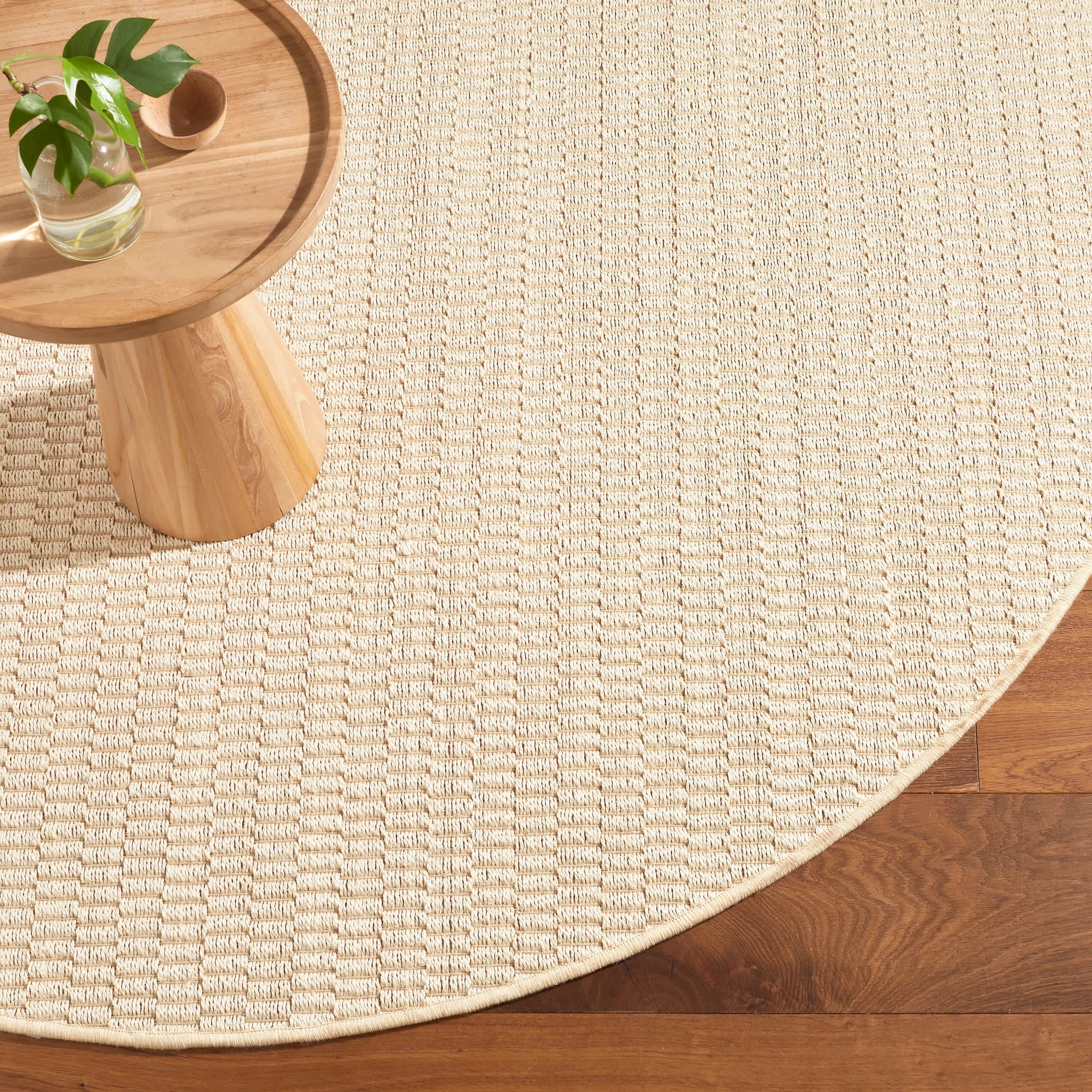 Wicker Woven Sisal Custom Rug | Sand - Image 4