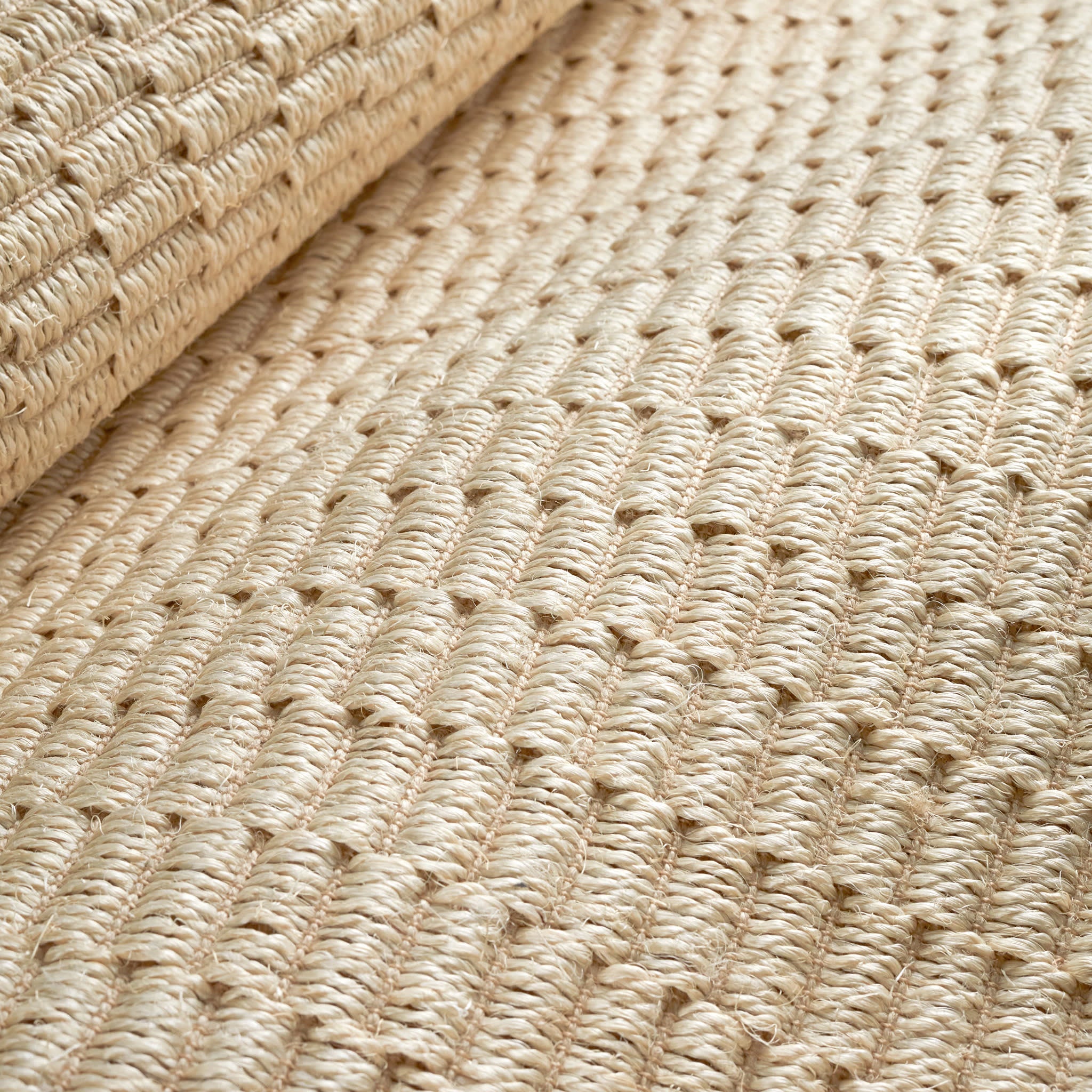 Wicker Woven Sisal Custom Rug | Sand - Image 5