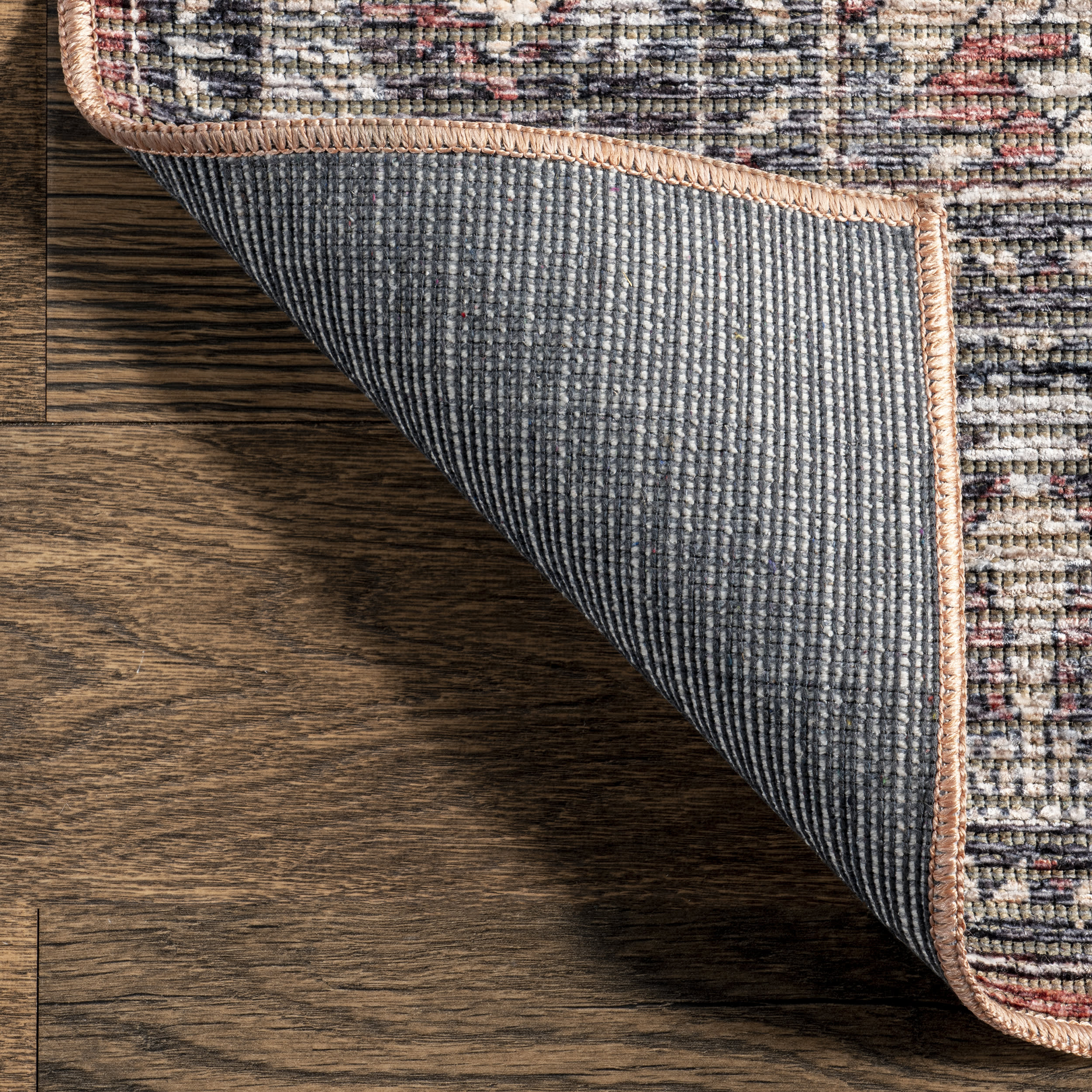 Wild Orchid Washable Rug | Brick - Image 5