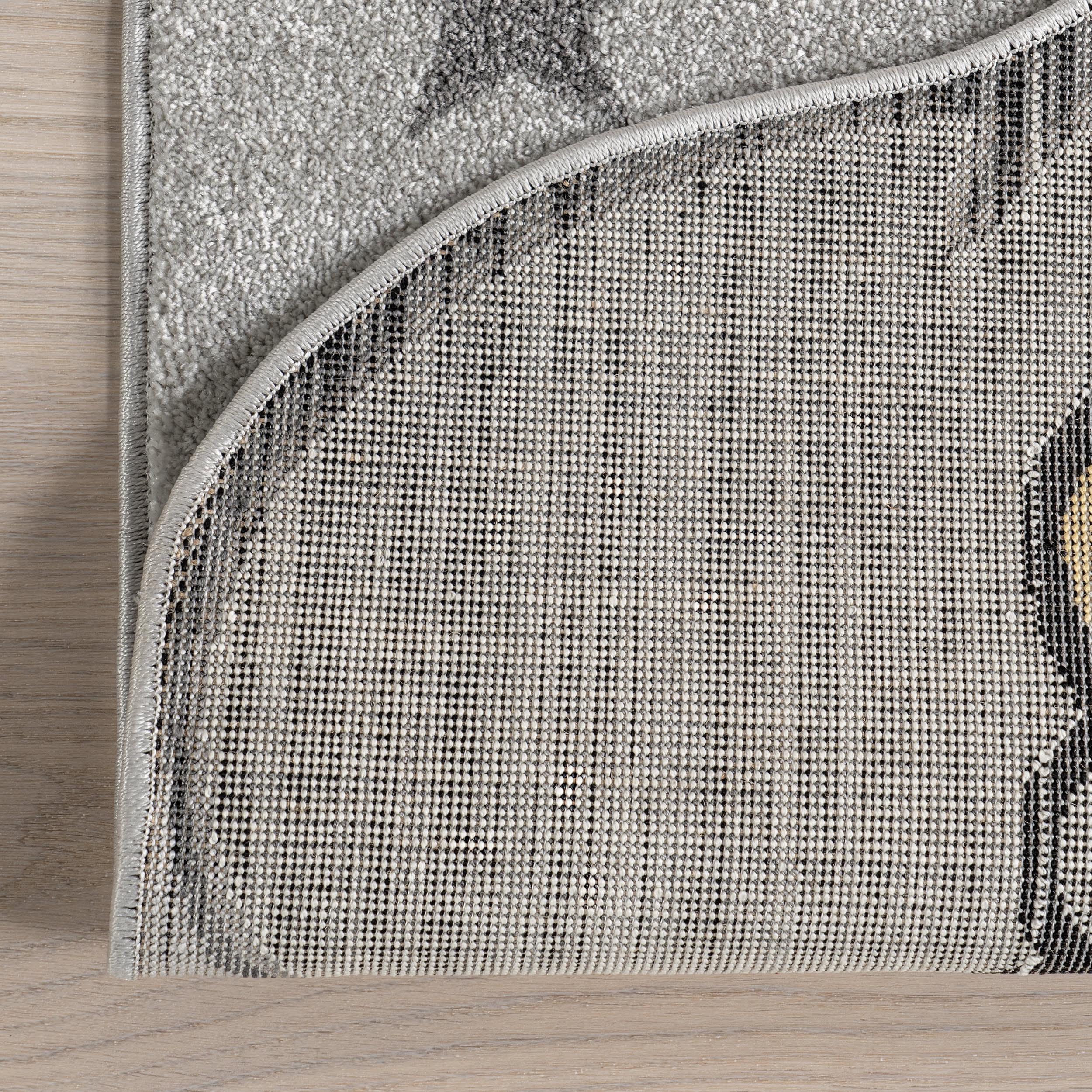 Wilda Kids Sleeping Bear Rug | Light Grey - Image 6