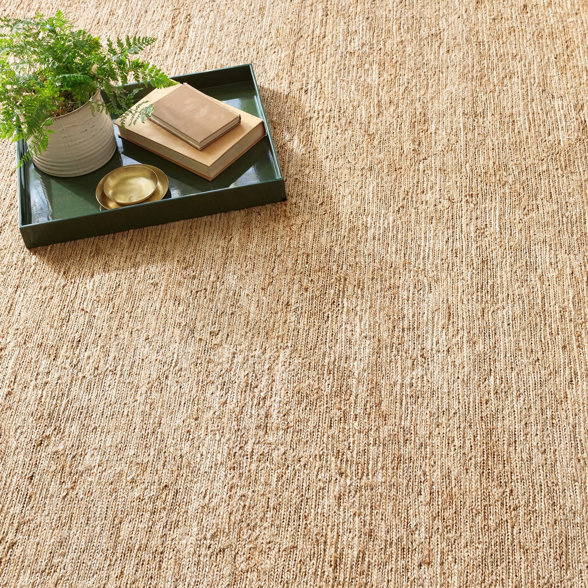 Willa Braided Woven Hemp Custom Rug | Natural - Image 3
