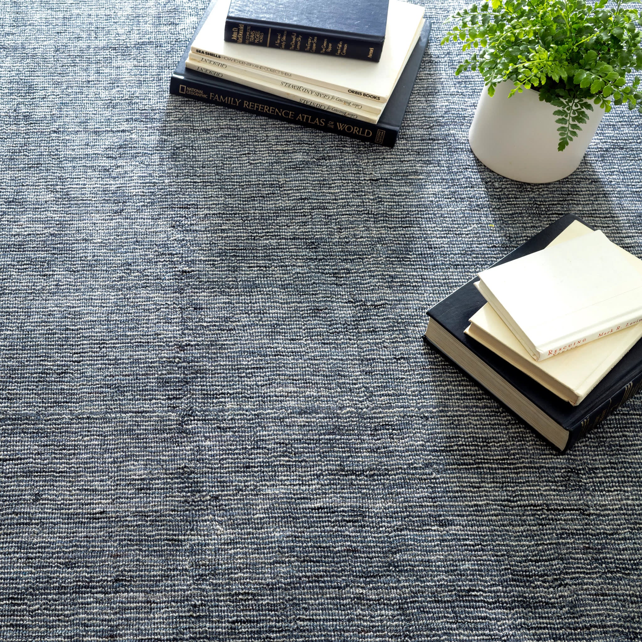 Willow Woven Performance Custom Rug | Indigo - Image 2