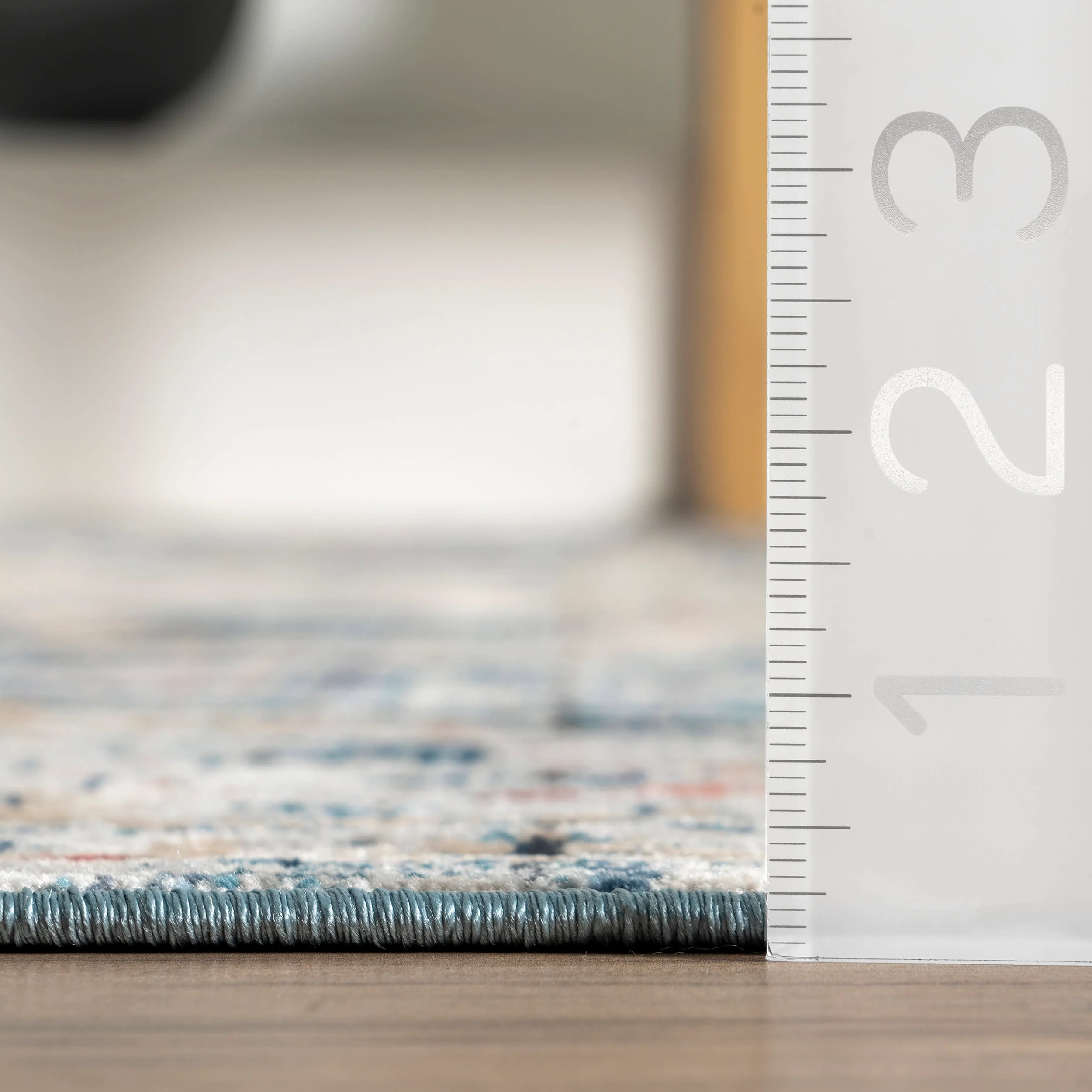 Winged Cartouche Rug | Grey - Image 5