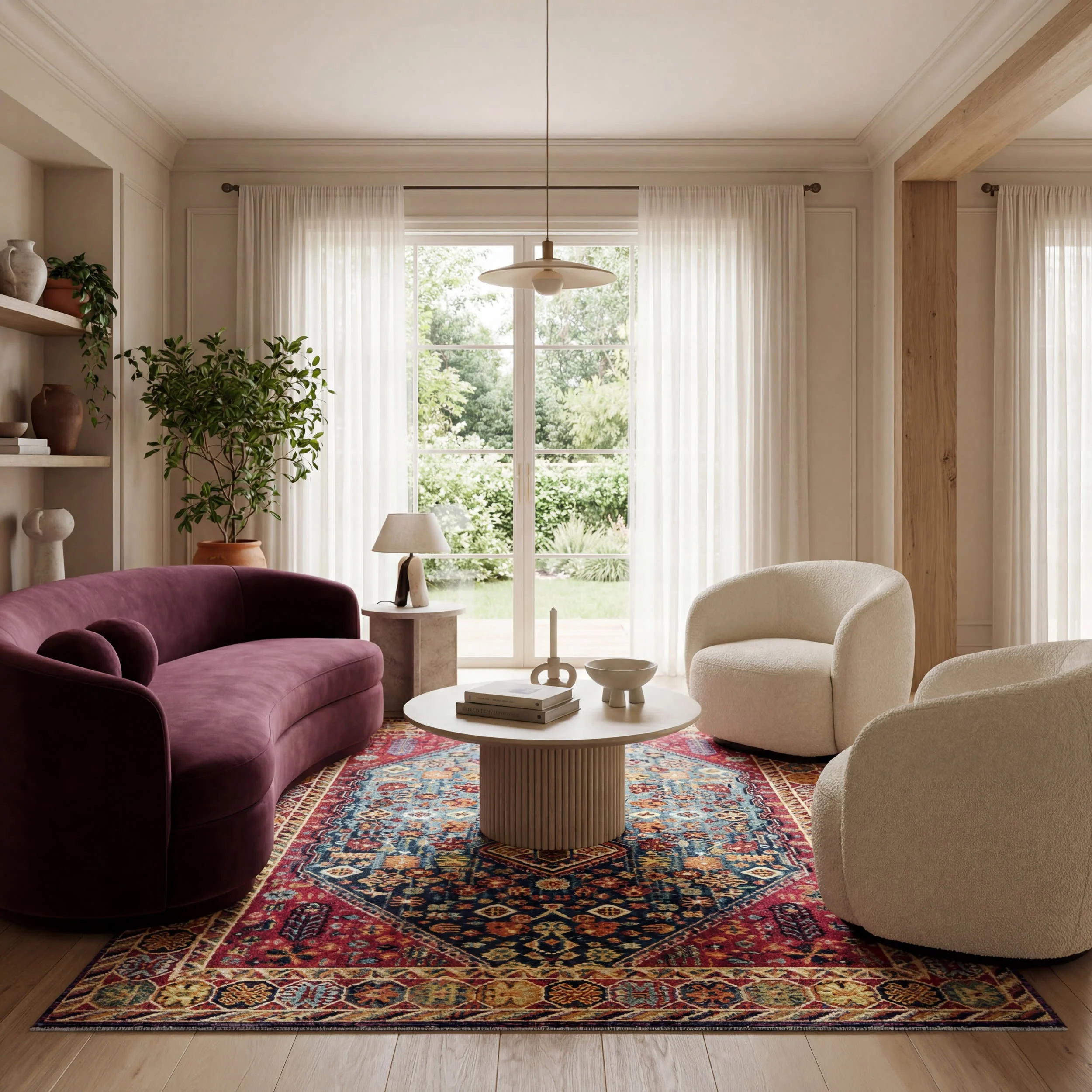 Winterer Modern Bohemian Rug | Tan - Image 2