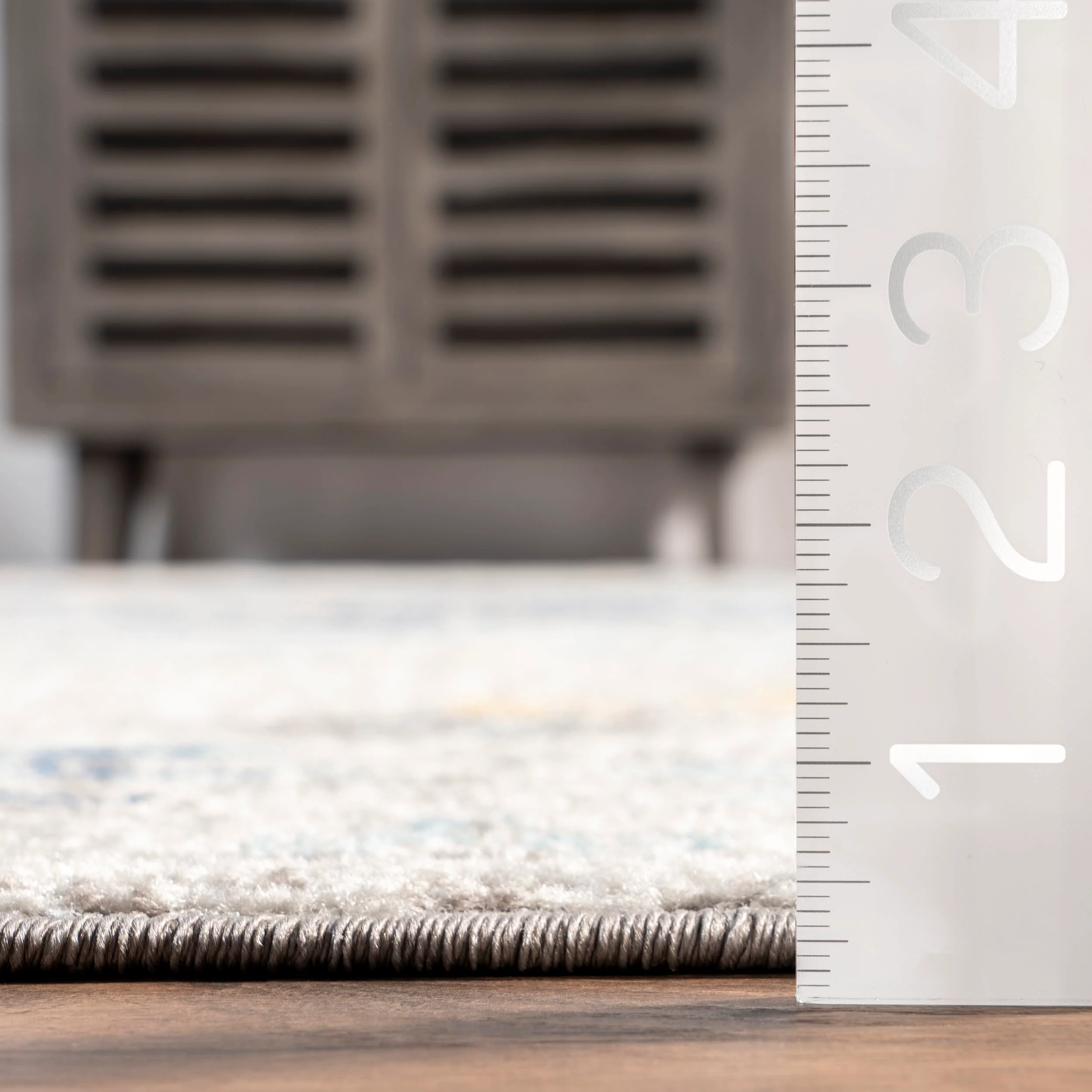 Withered Bloom In Bouquet Rug | Blue - Image 5