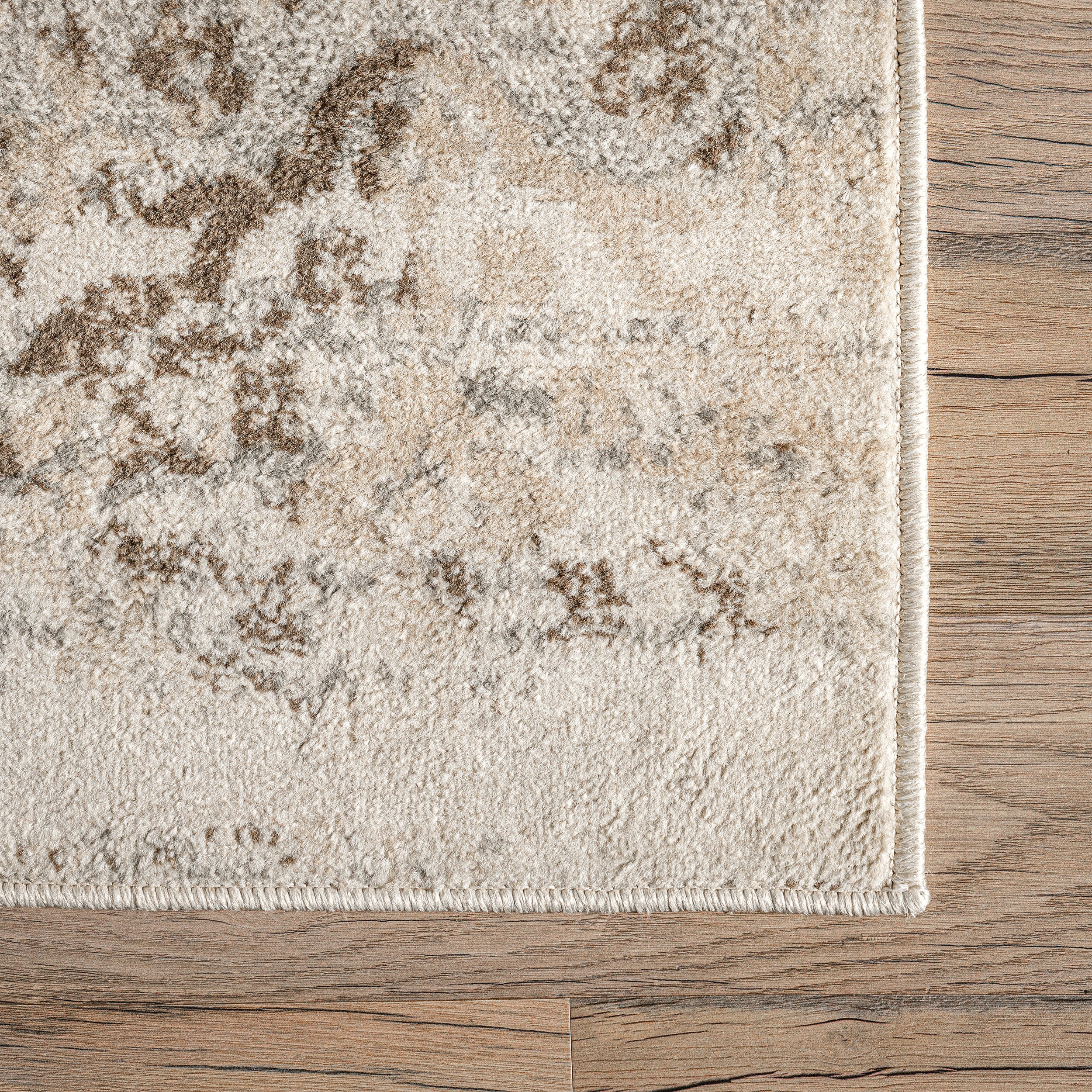 Withered Floral Rug | Beige - Image 3