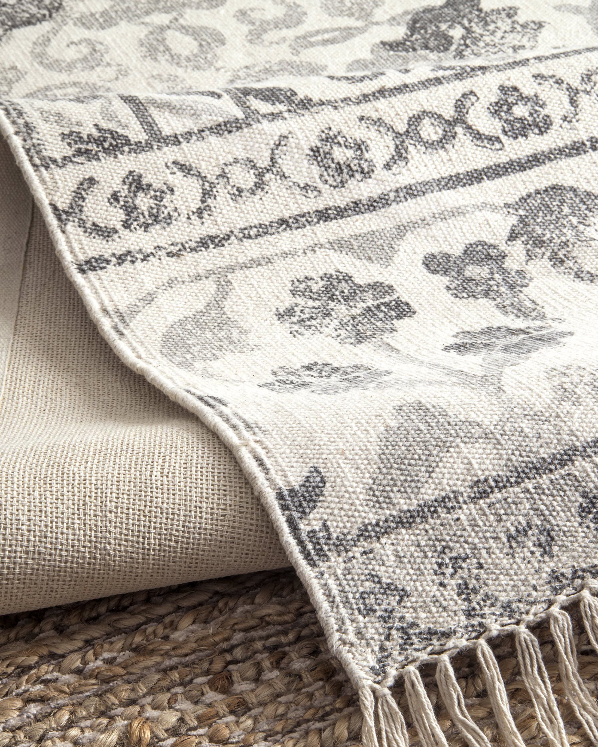 Withered Florid Rug | Grey - Image 4