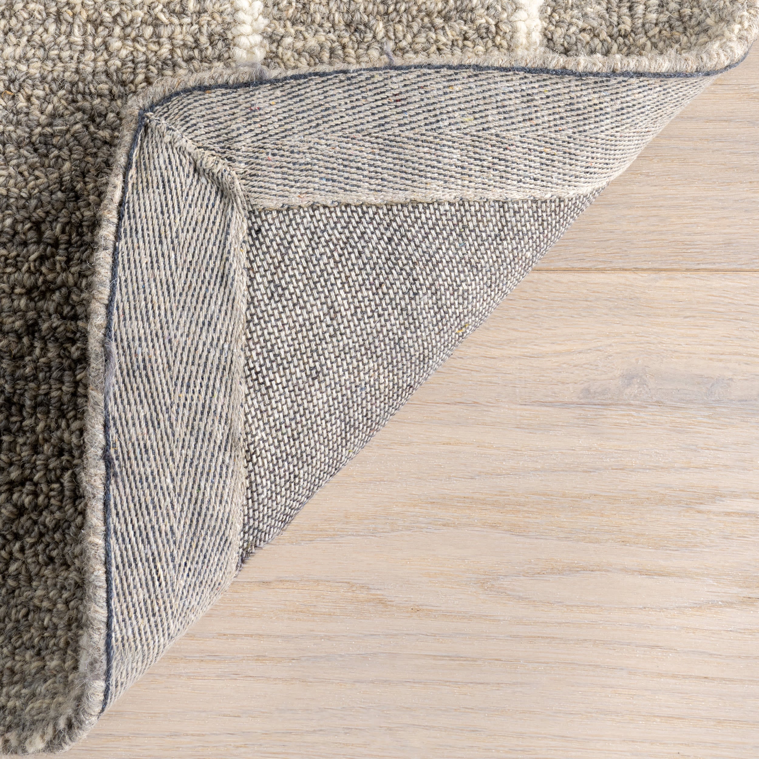 Xyla Striped Rug | Grey - Image 7
