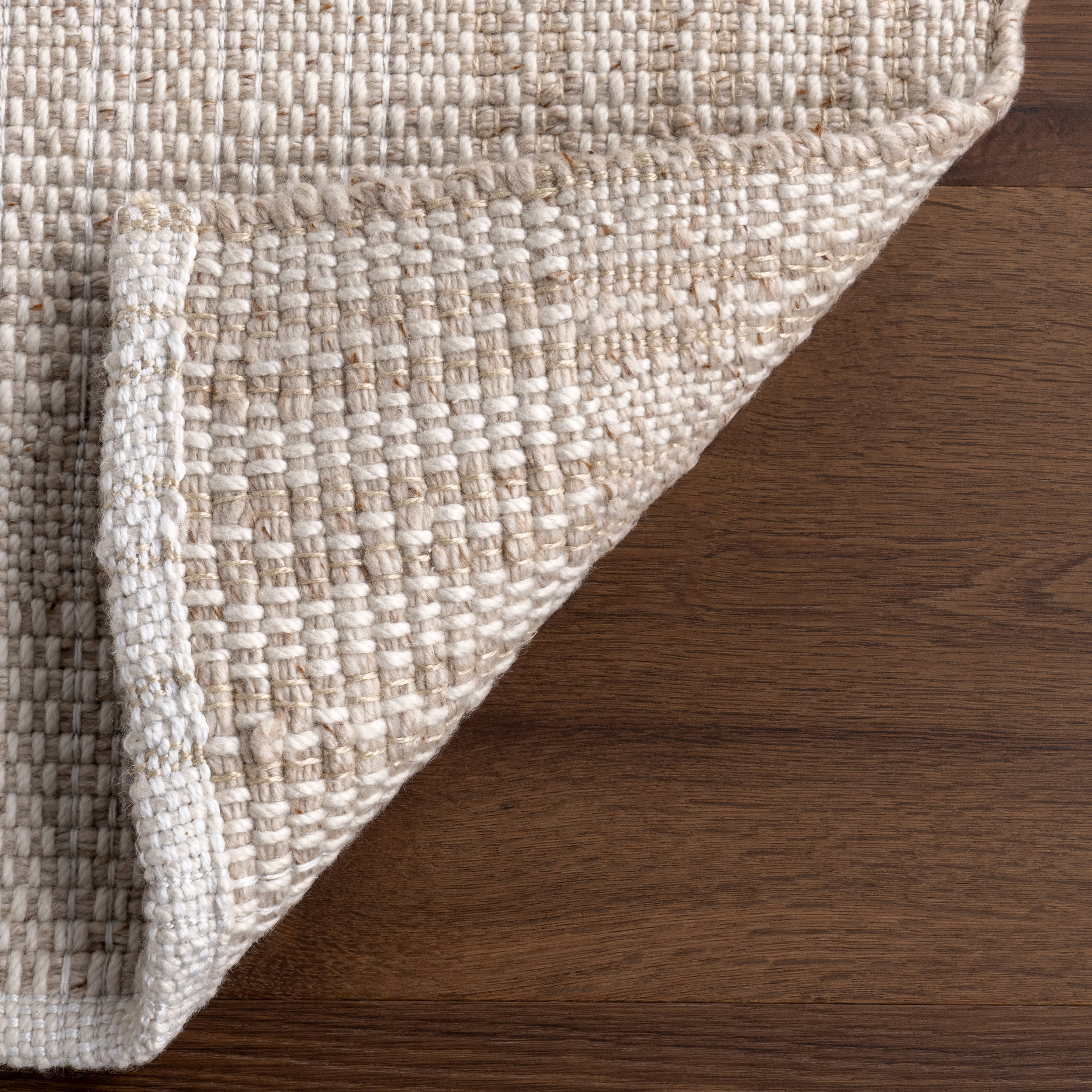 Yindi Striped Indoor/Outdoor Rug | Beige - Image 7