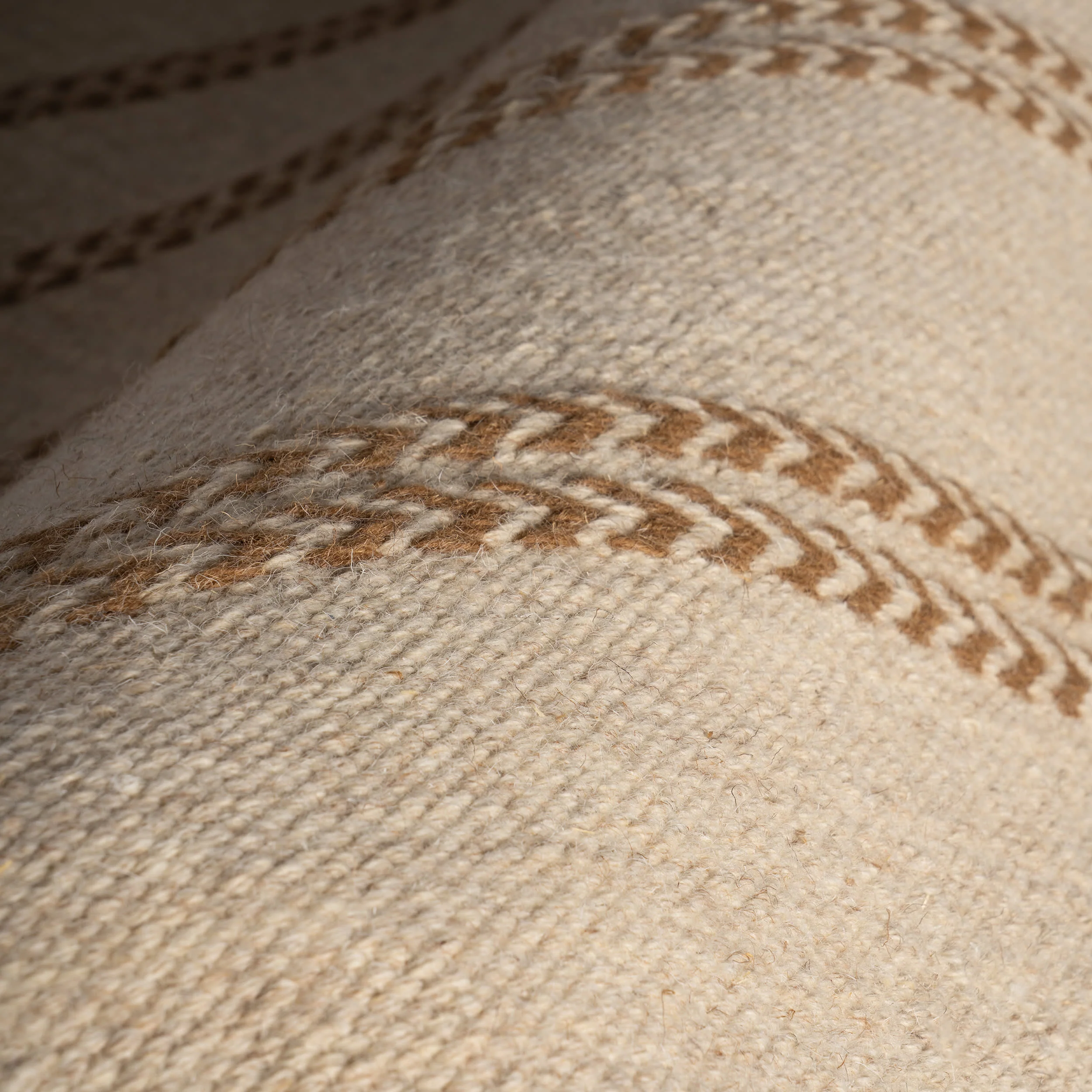 York Striped Wool Rug by Nate Berkus | Tan - Image 3
