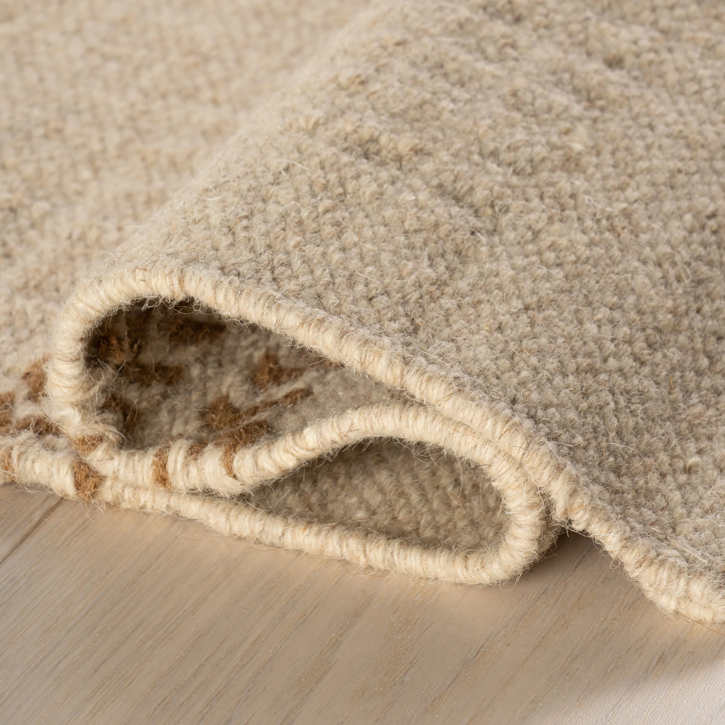 York Striped Wool Rug by Nate Berkus | Tan - Image 8