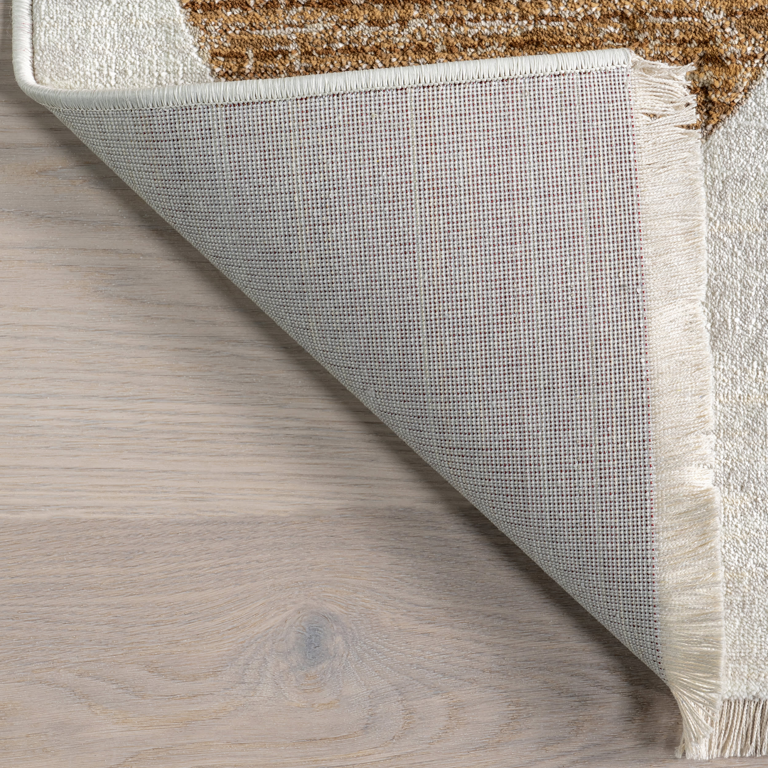 Yulissa Contemporary Rainbow Rug | Brown - Image 6