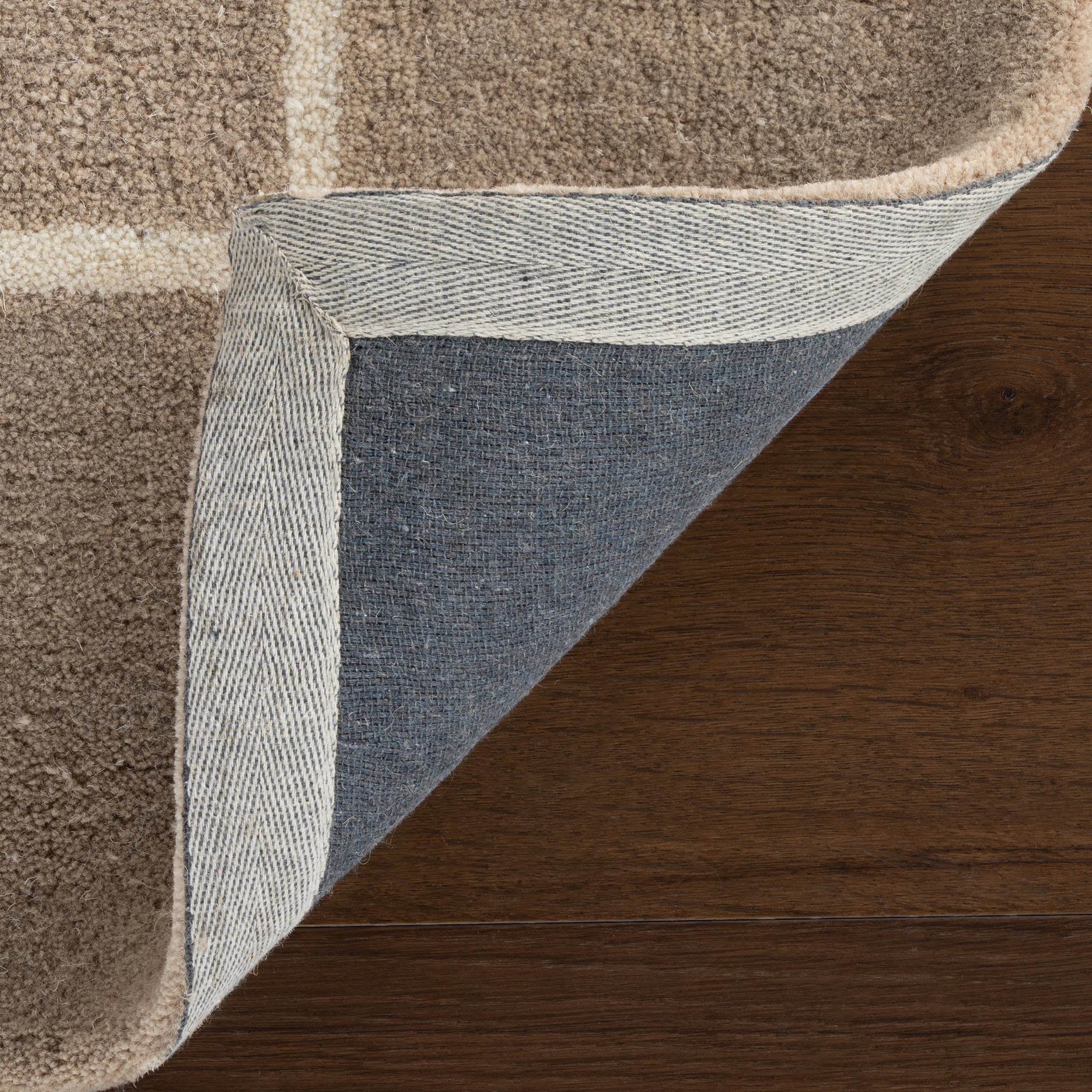 Yves Bordered Wool Rug by Nate Berkus | Beige - Image 5