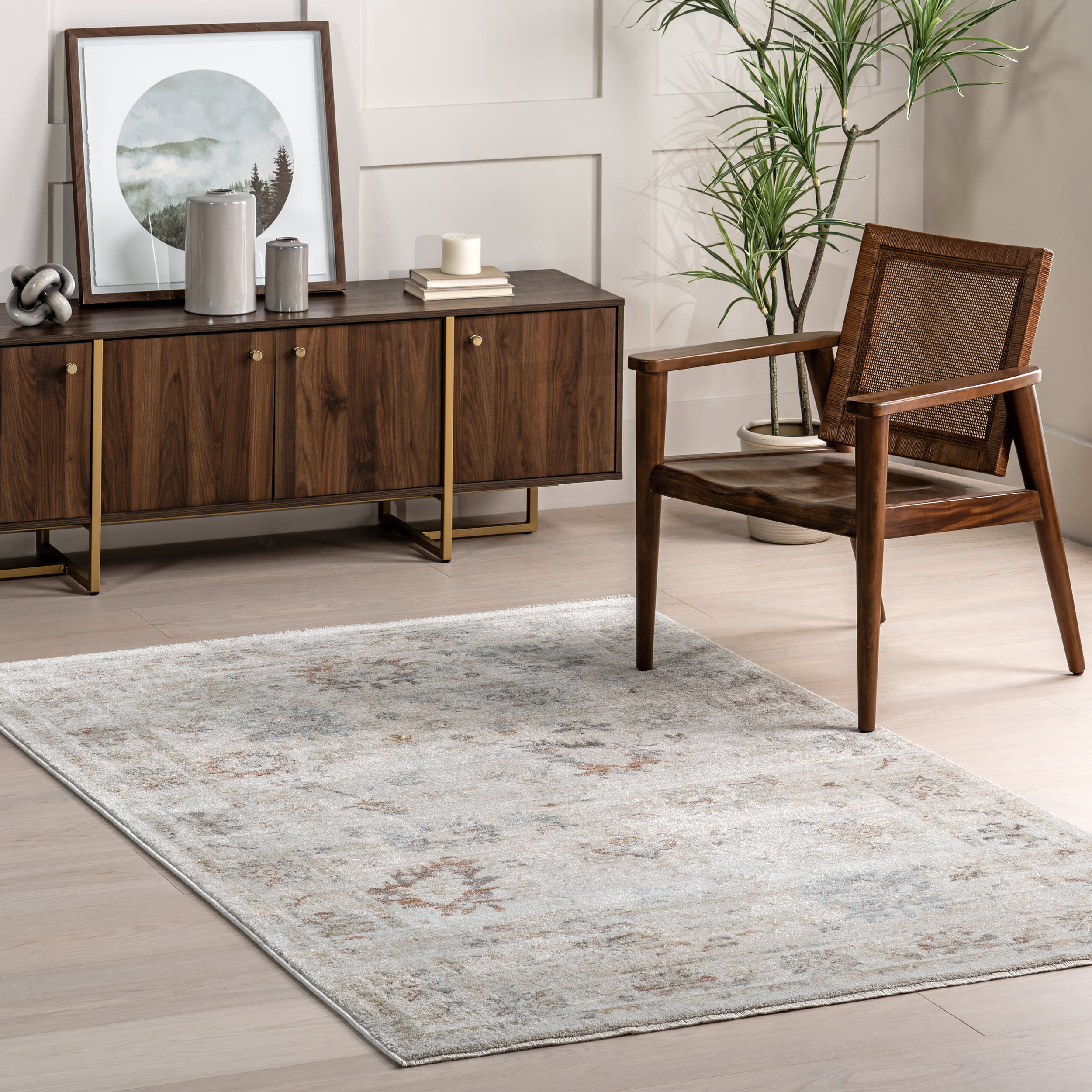 Yvonne Medallion Rug | Beige - Image 2