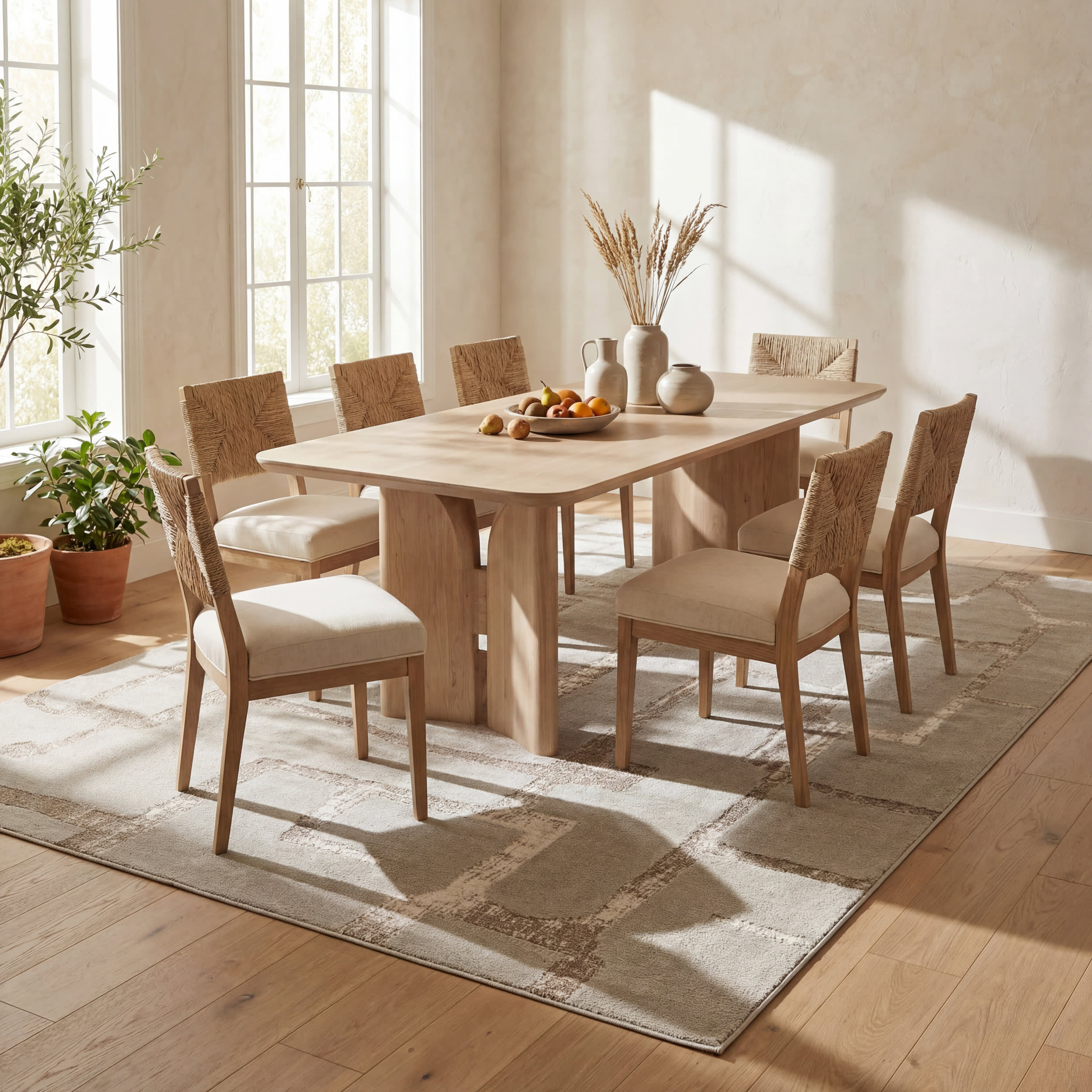 Zafirway Modern Abstract Rug | Beige - Image 7