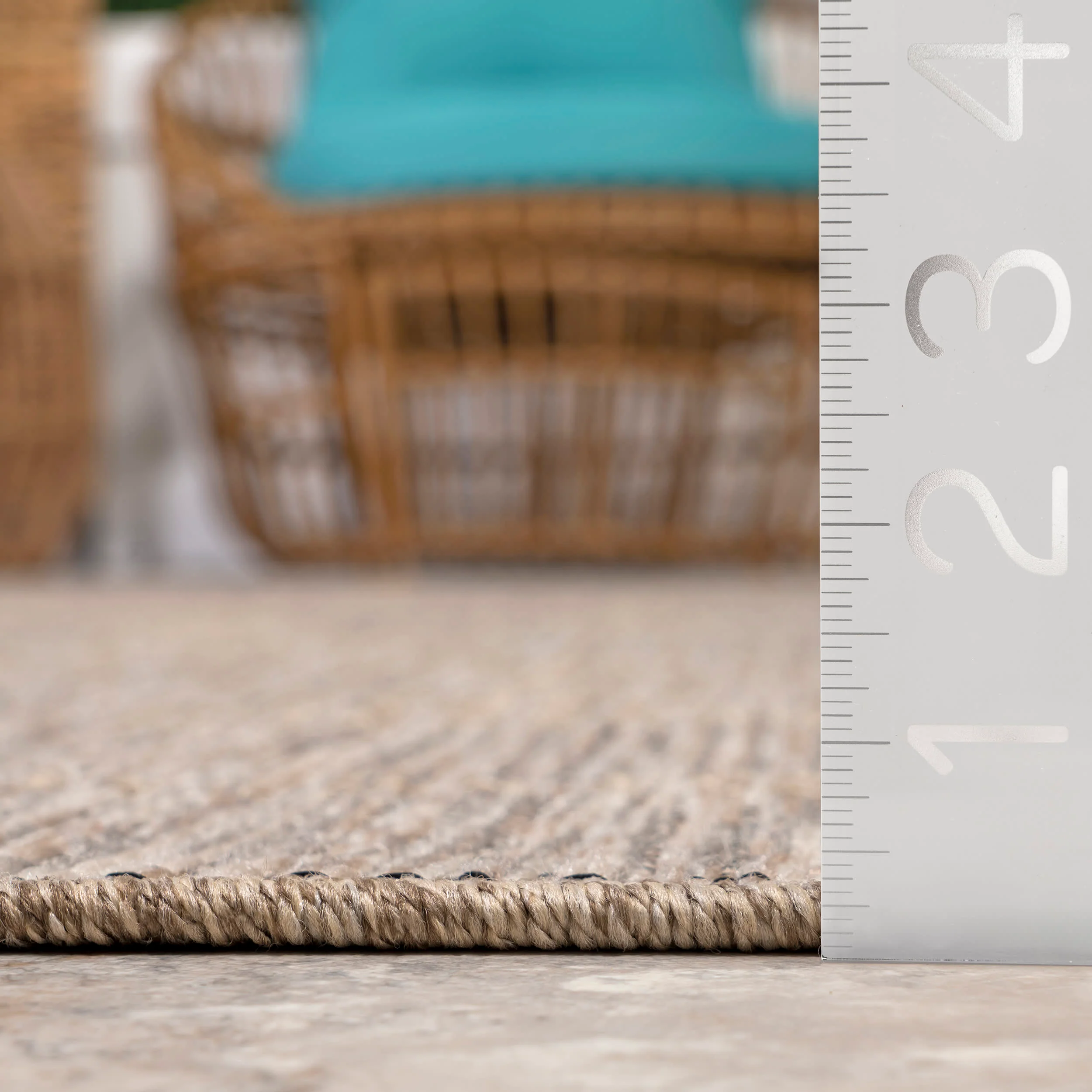 Zaneta Geometric Tiled Indoor/Outdoor Rug | Grey - Image 5