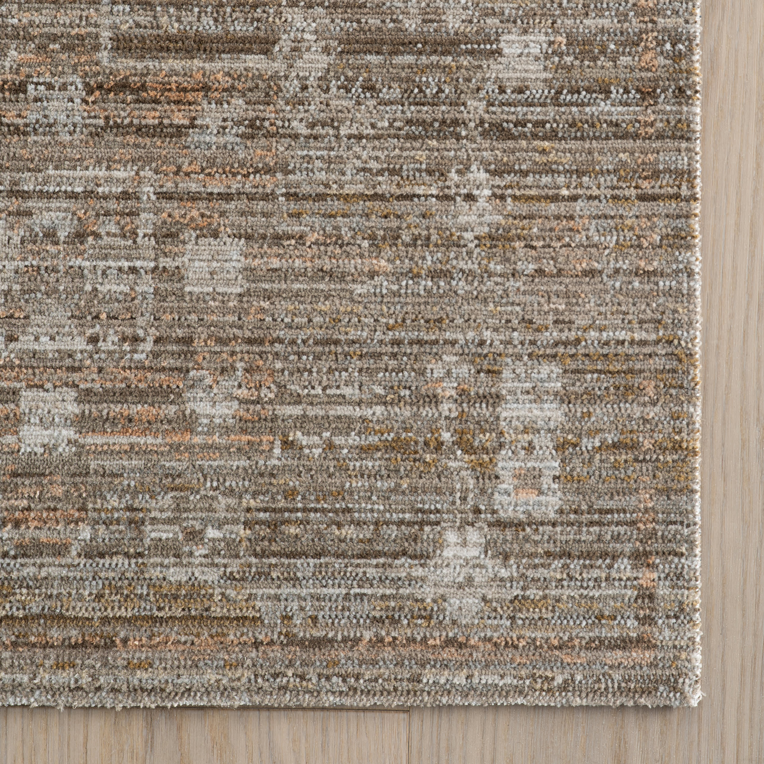Zanira Traditional Woven Floral Indoor/Outdoor Washable Rug | Brown - Image 4