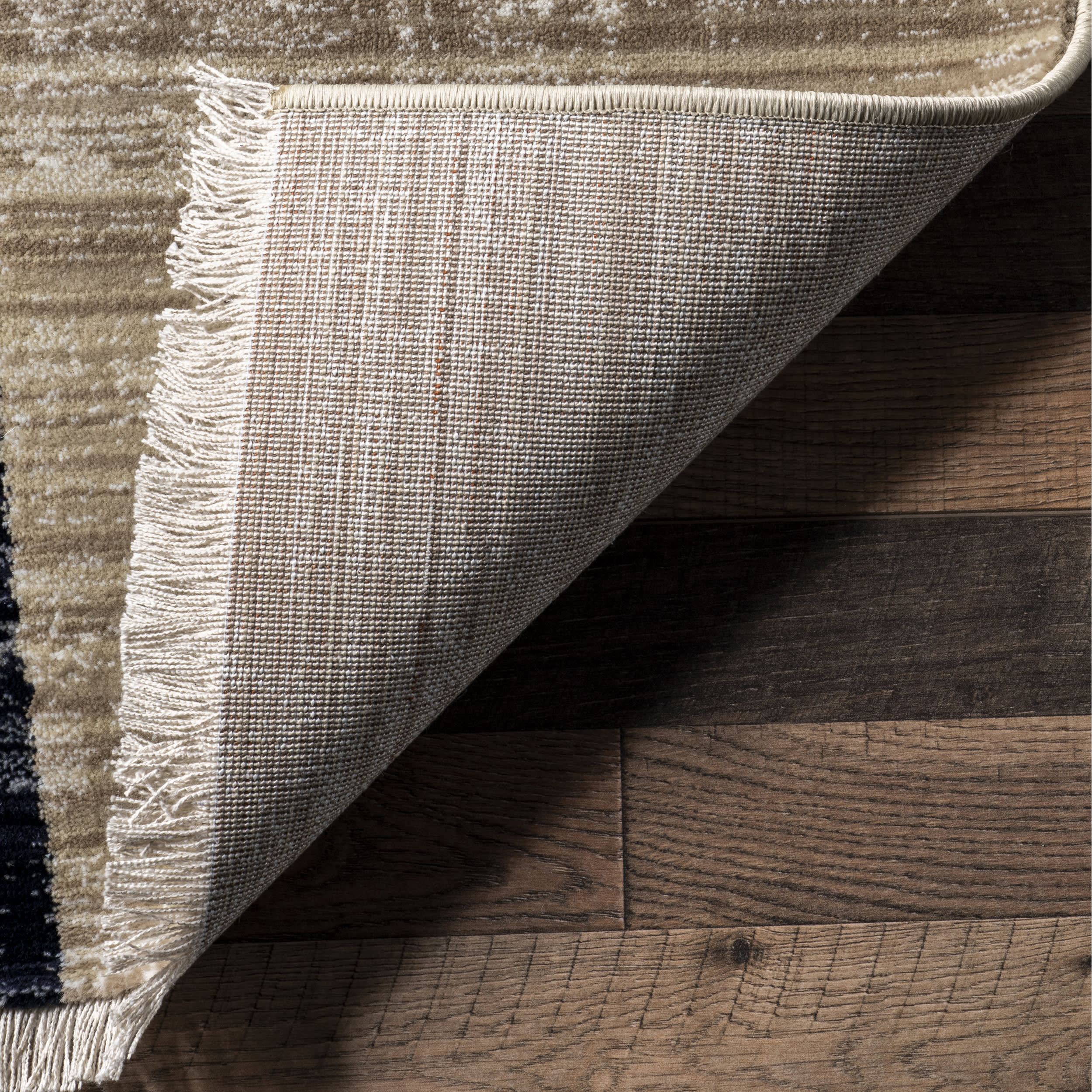 Zaniyah Abstract Checkered Rug | Neutral - Image 6