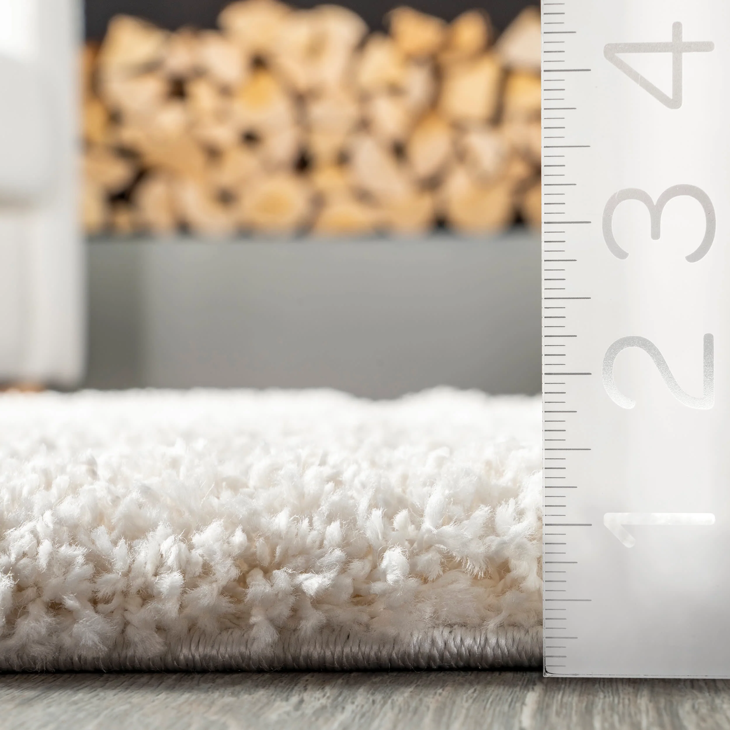 Zaylee Shag Waves Rug | Beige - Image 5