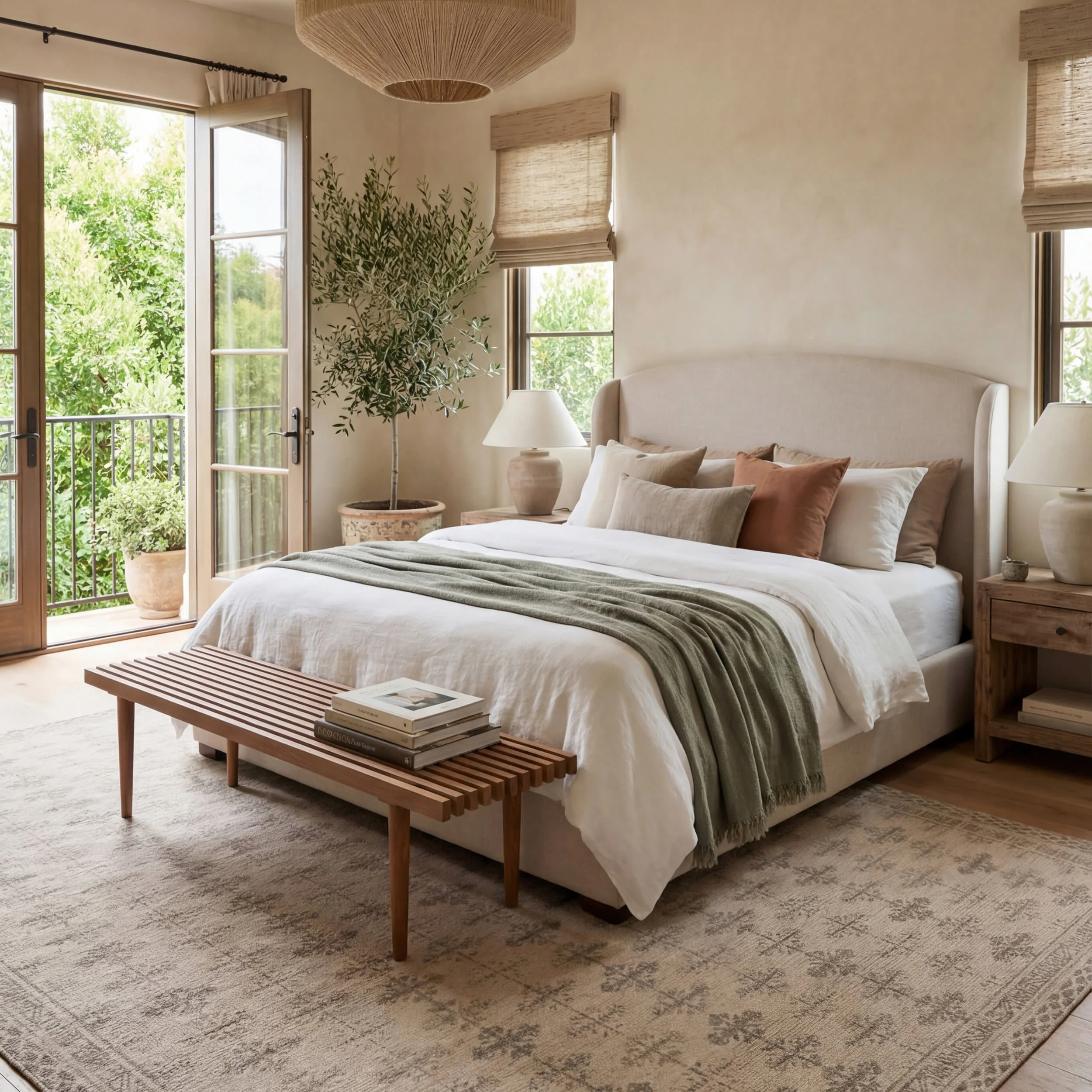 Zayna Traditional Bordered Washable Rug | Ivory - Image 10
