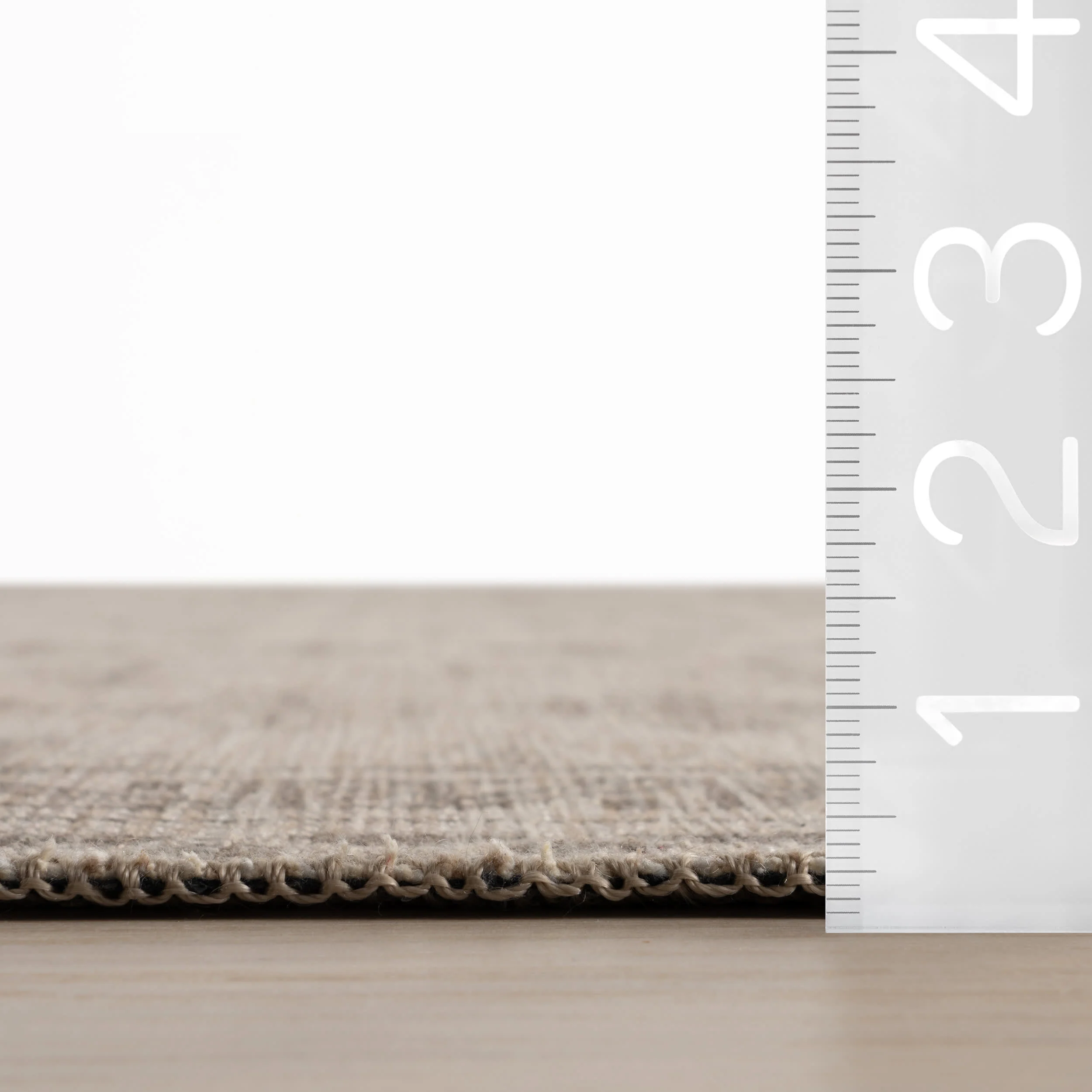 Zayna Traditional Bordered Washable Rug | Ivory - Image 6