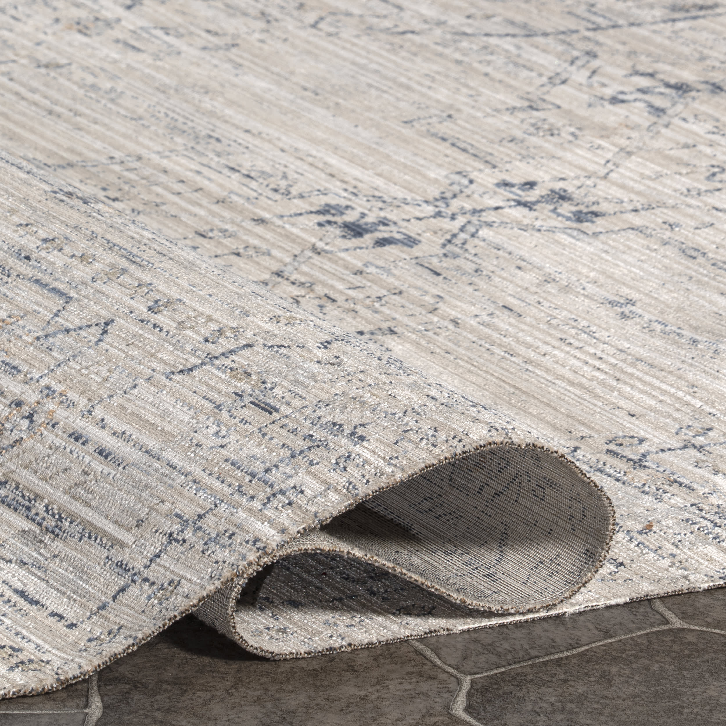 Zelly Medallion Washable Indoor/Outdoor Rug | Beige - Image 9