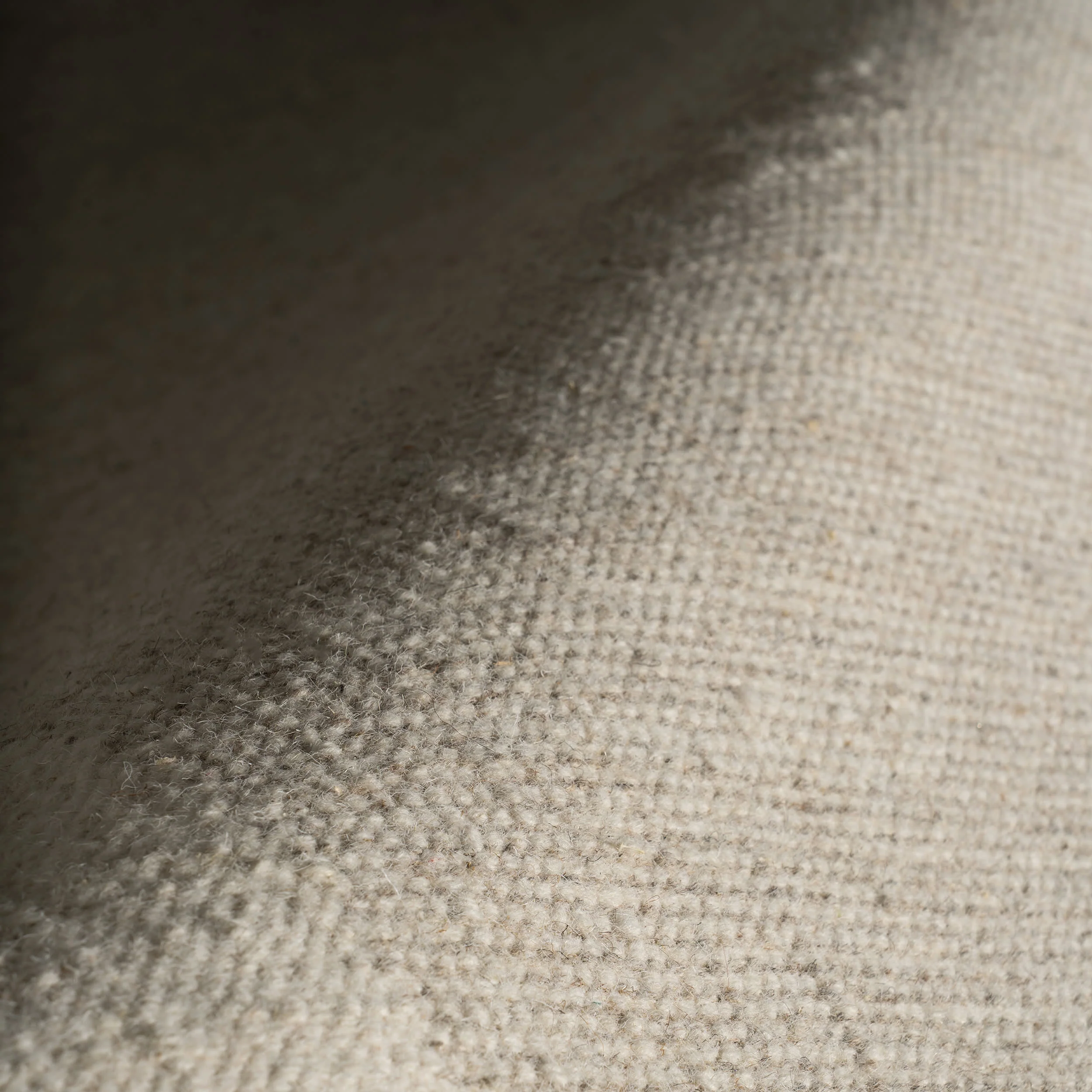 Zenya Hand Woven Wool Rug | Ivory - Image 3